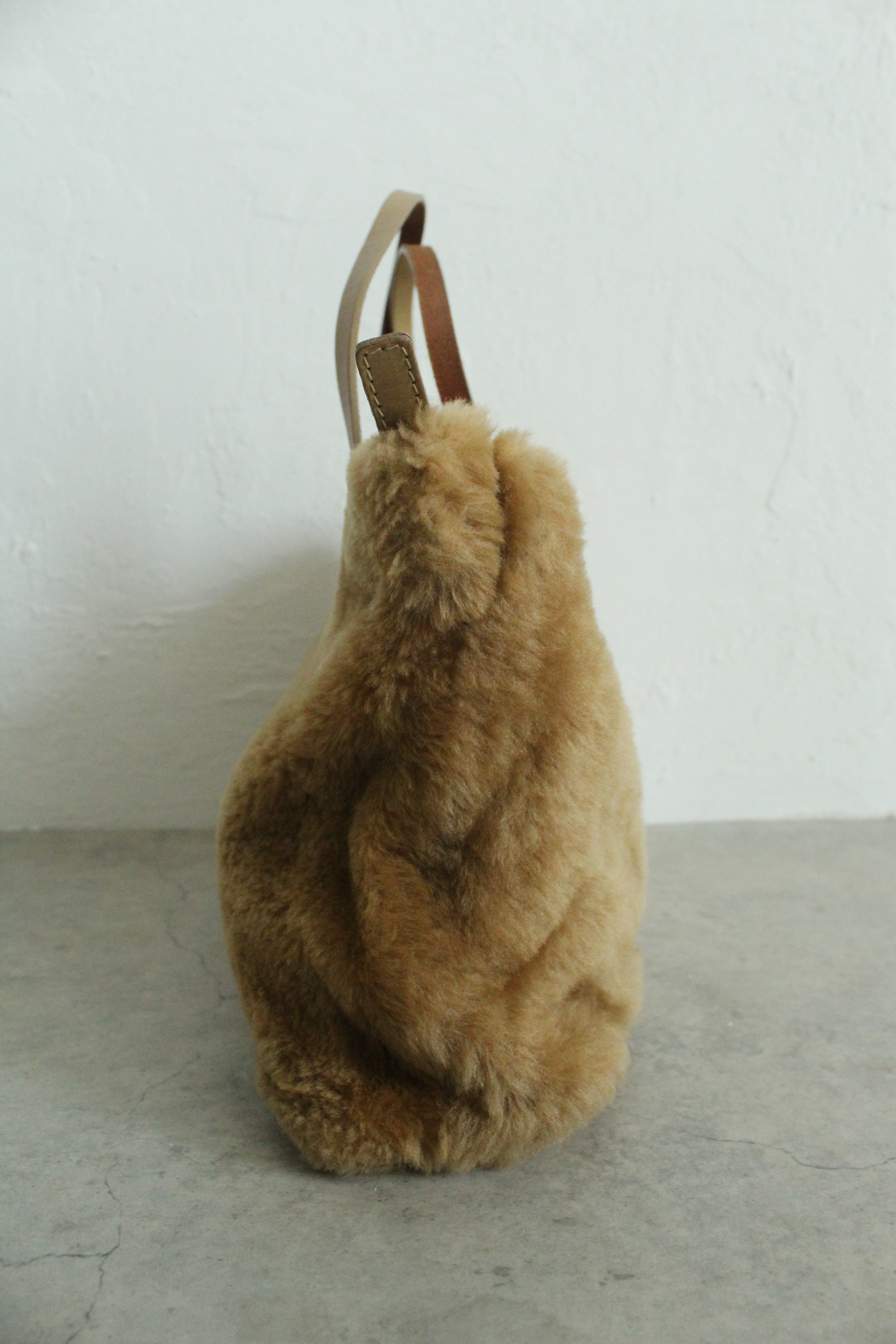 Faux Fur Boa FF logo Tote Bag