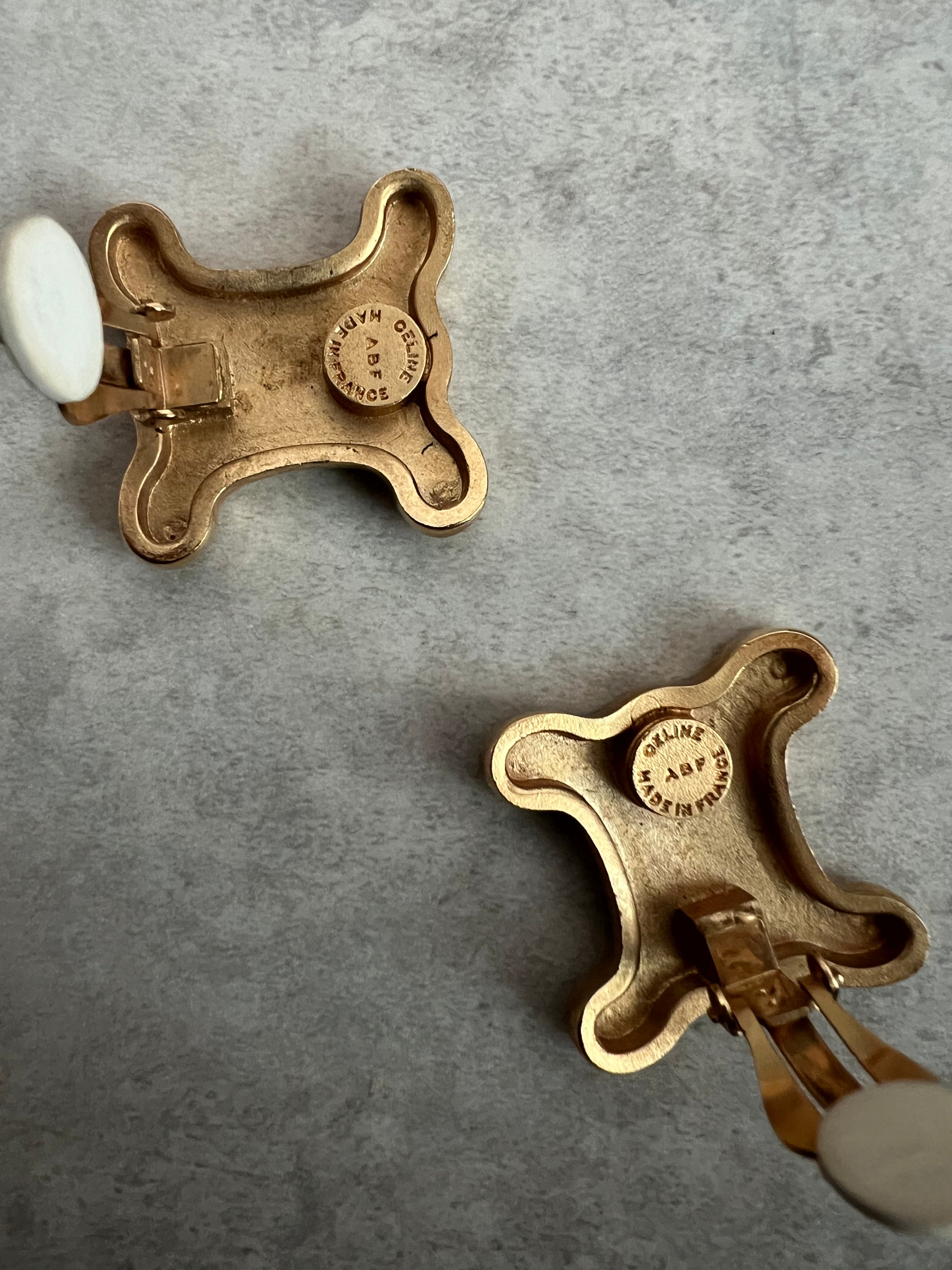Triomphe Gold earrings Gold