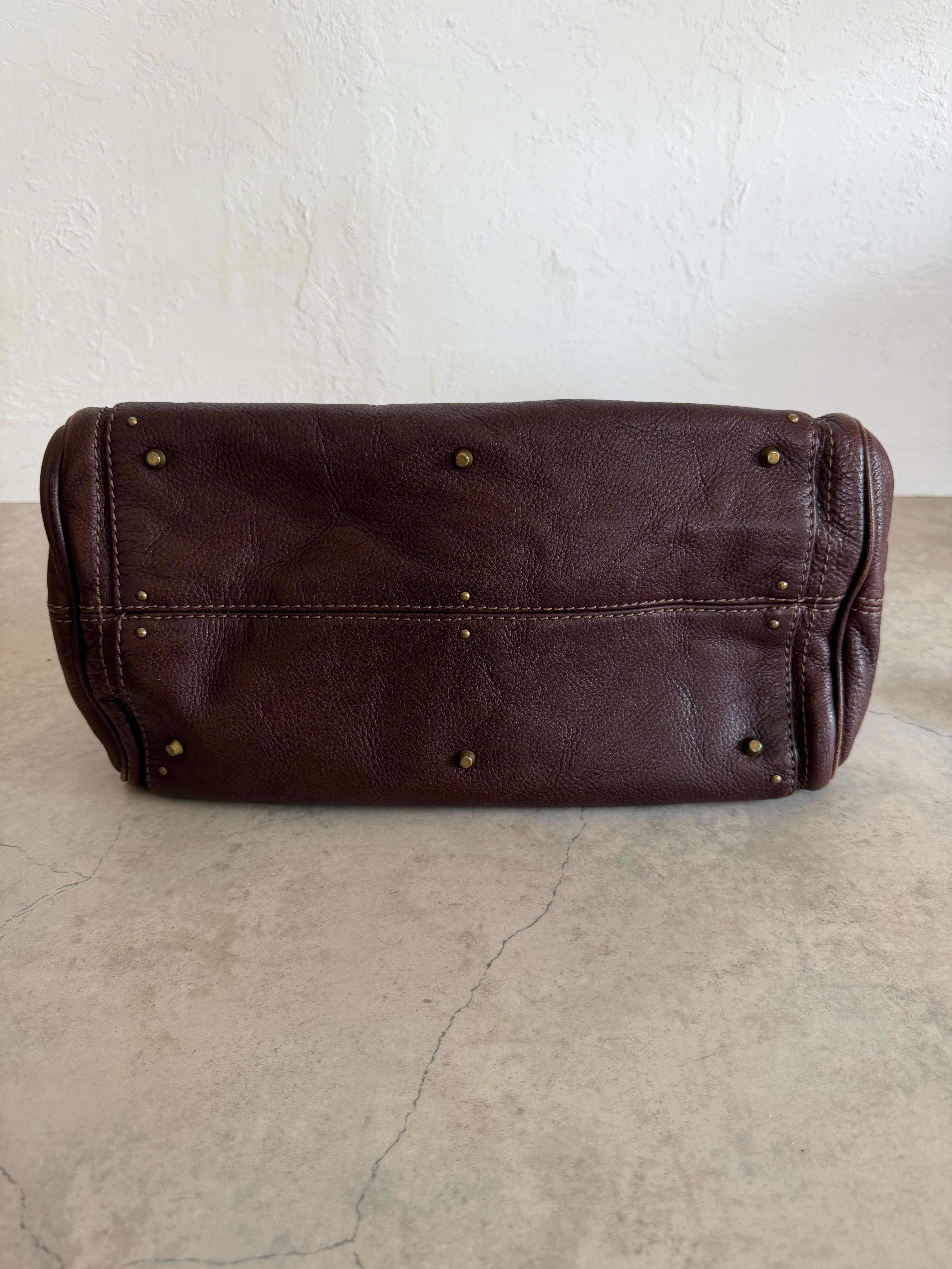 Medium Paddington Handbag in Dark Brown Y2K