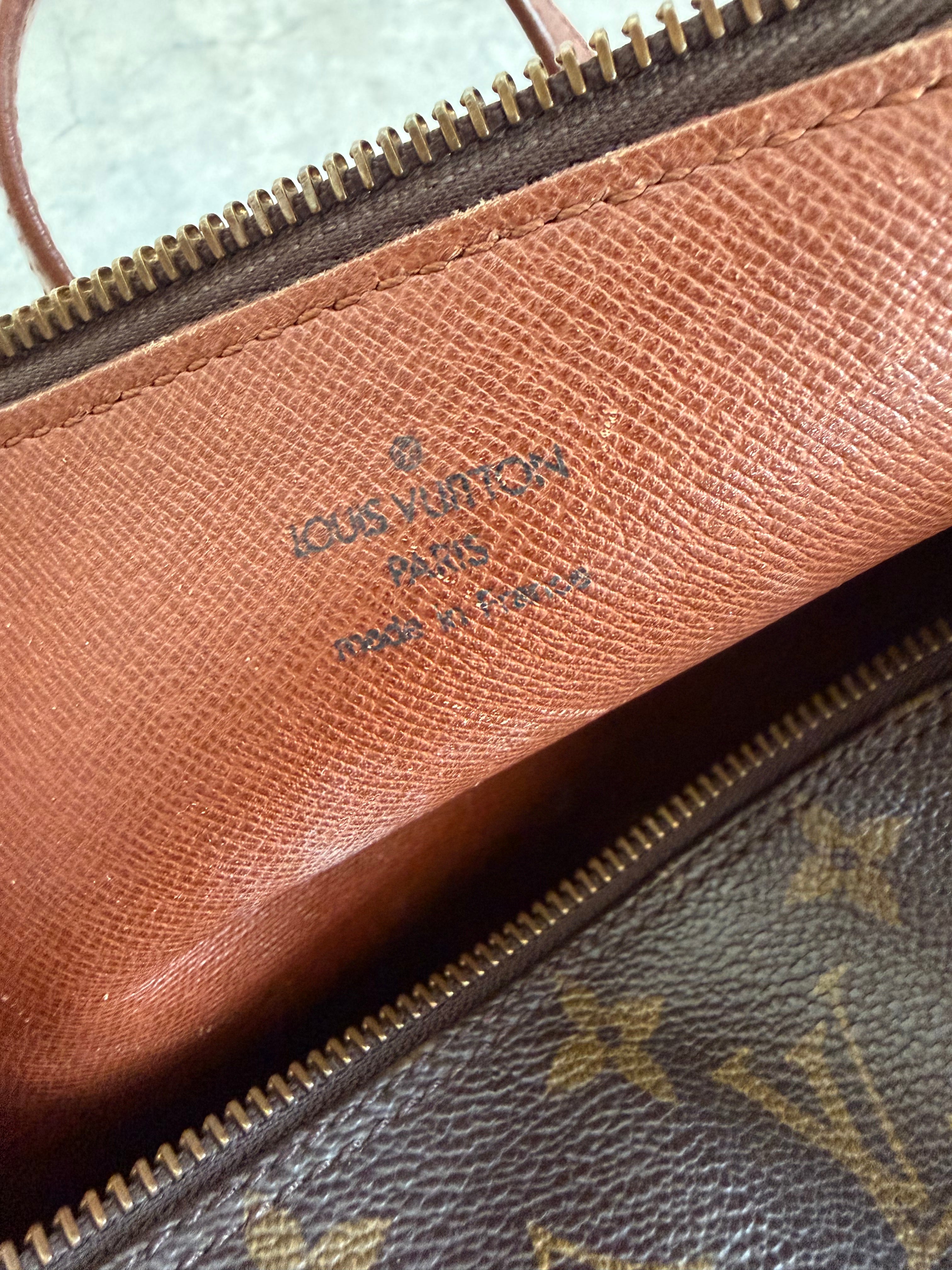 1992 Papillon 30 Monogram Canvas Handbag with Mini pouch bag