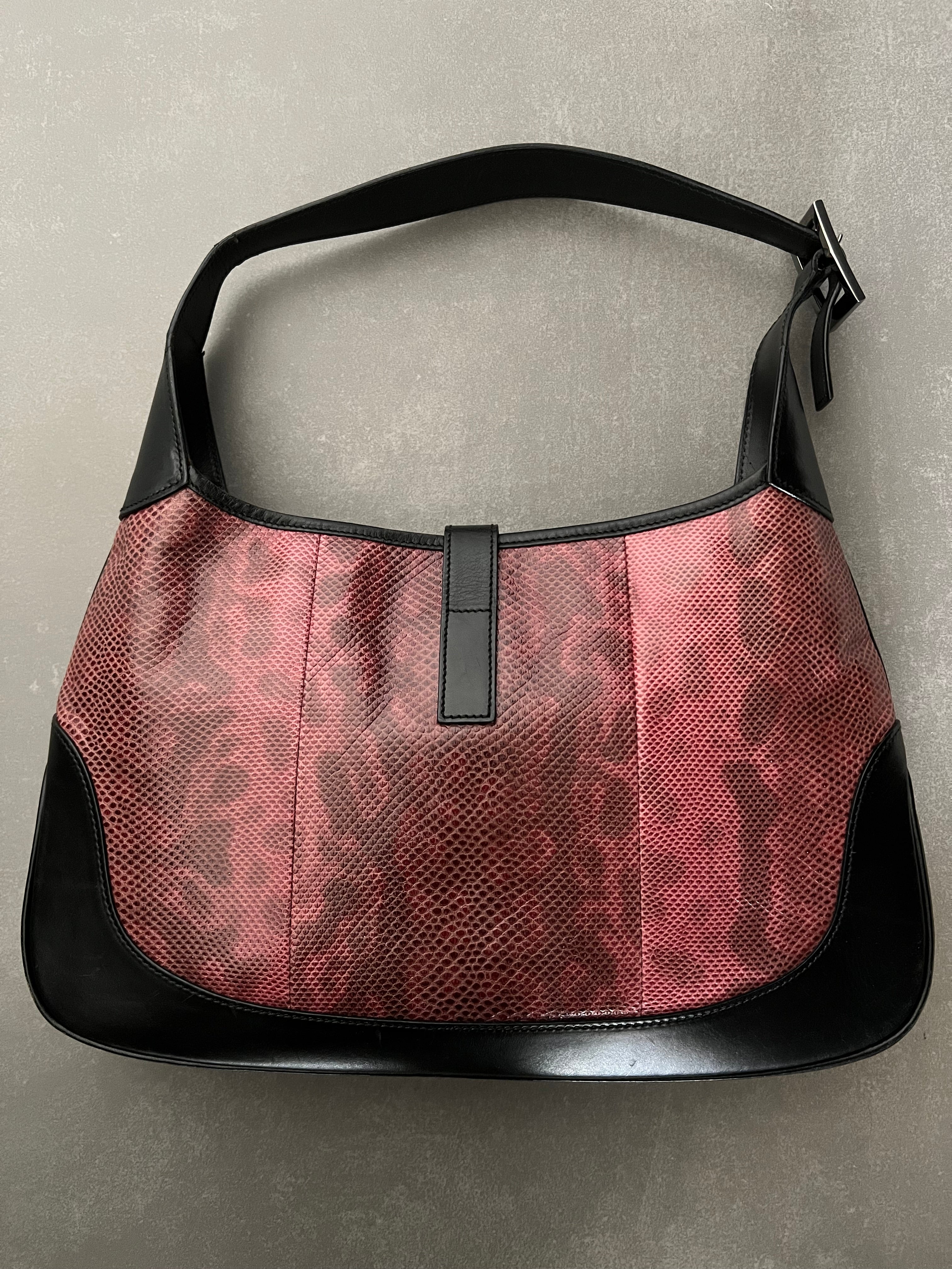 Jackie in Pink Python leather
