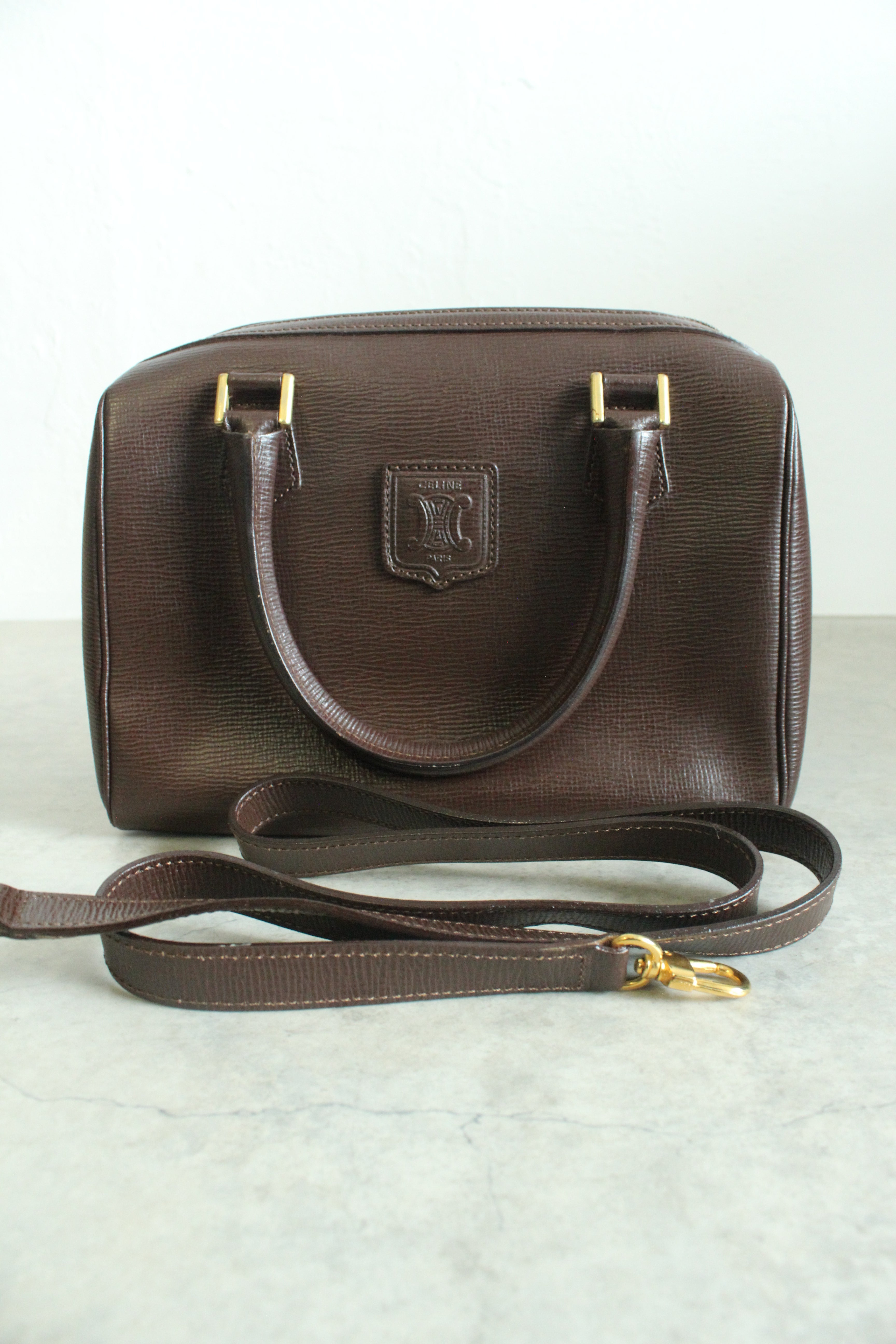 Boston bag in Dark brown