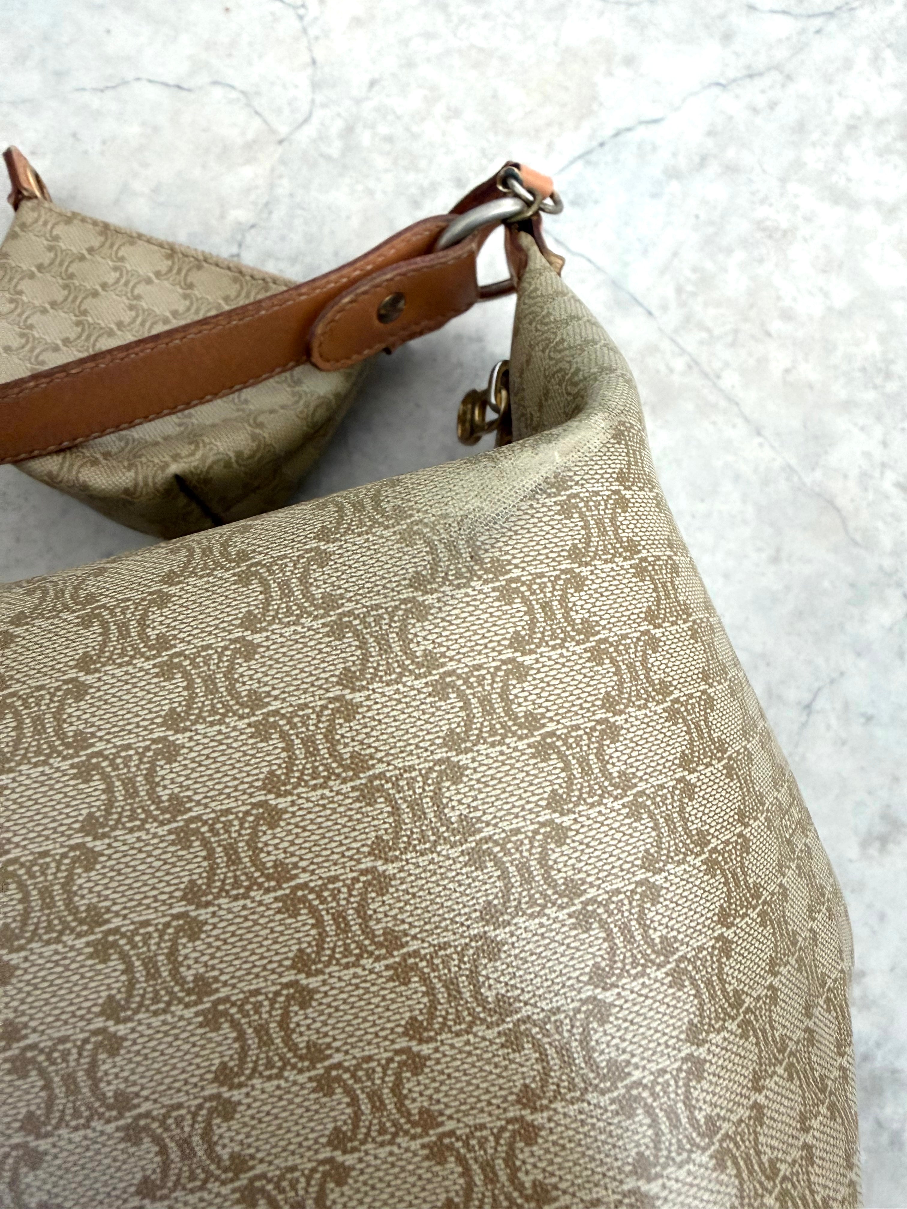 Macadam Monogram Canvas Bag with Matching Mini Pouch