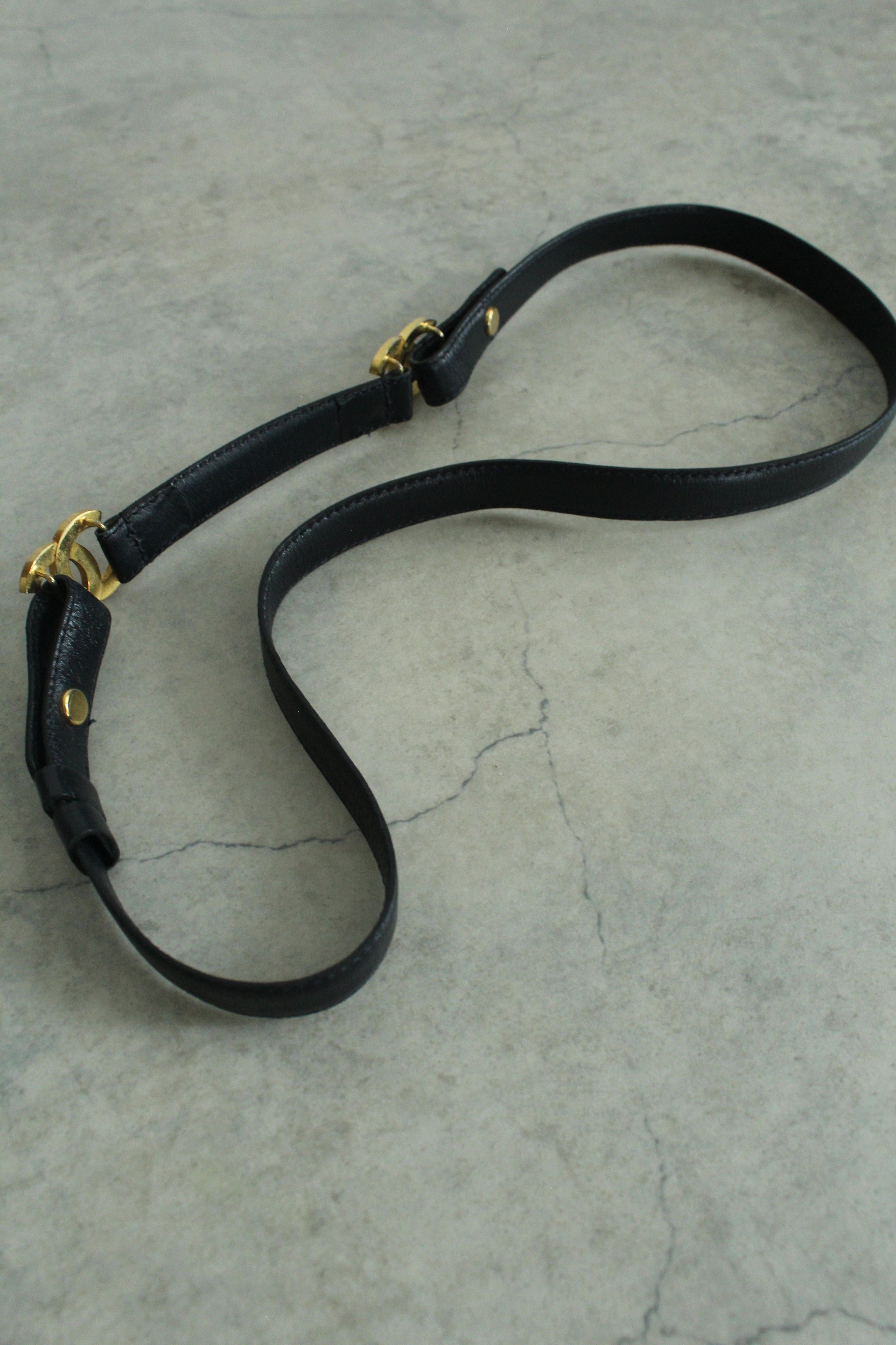 Calf leather belt 75/30 Black