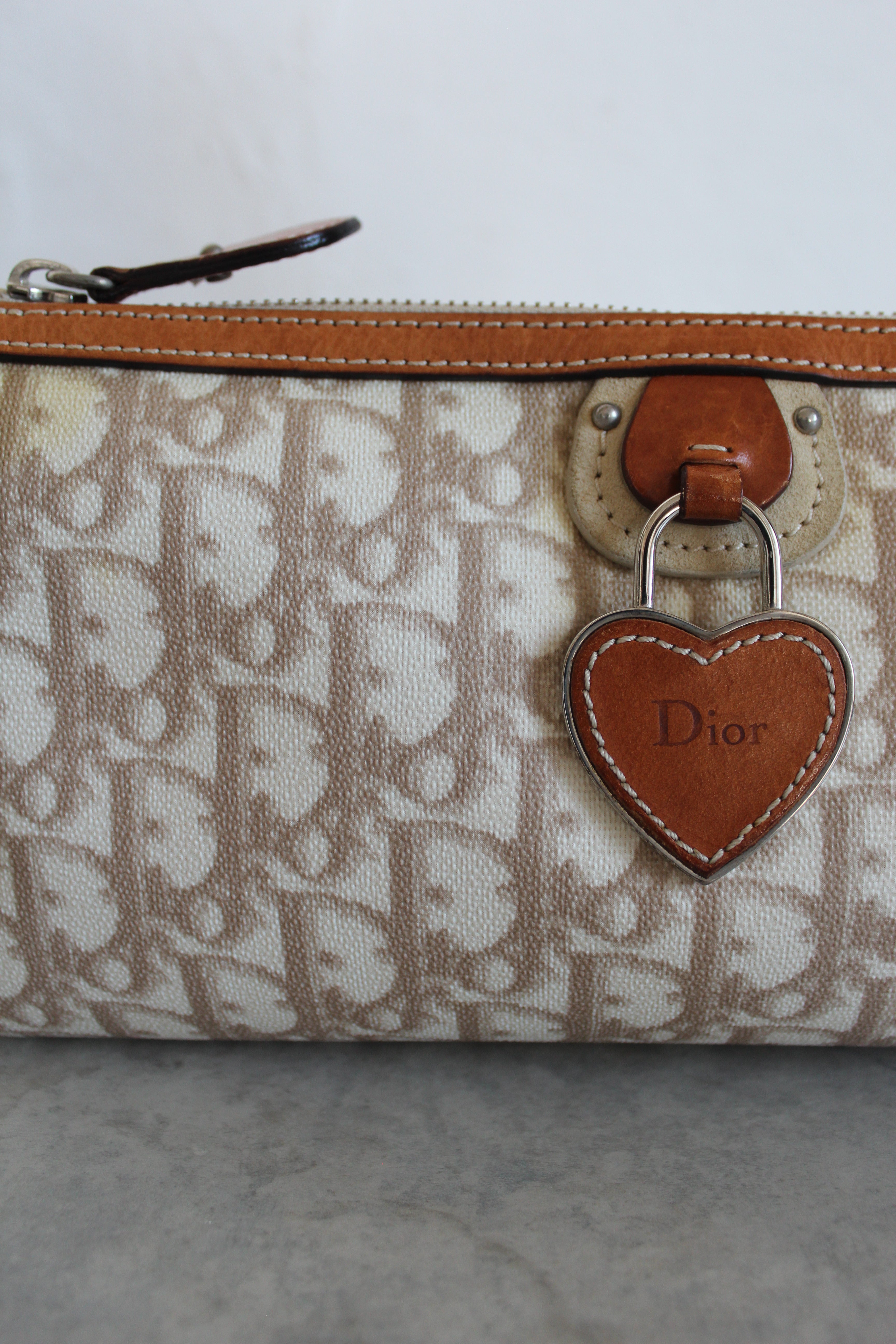 Romantique Shoulder Bag PVC Beige/pink