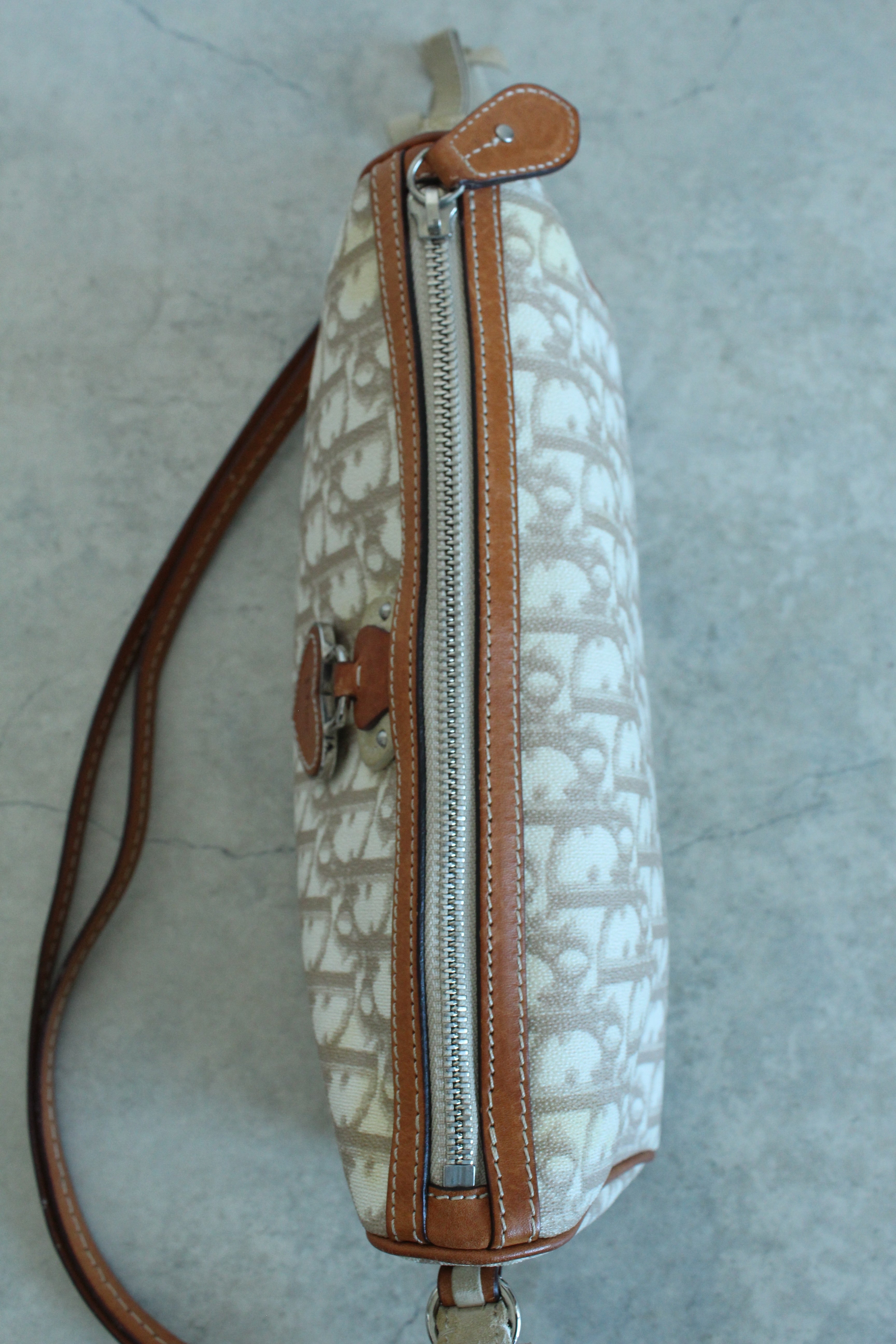 Romantique Shoulder Bag PVC Beige/pink