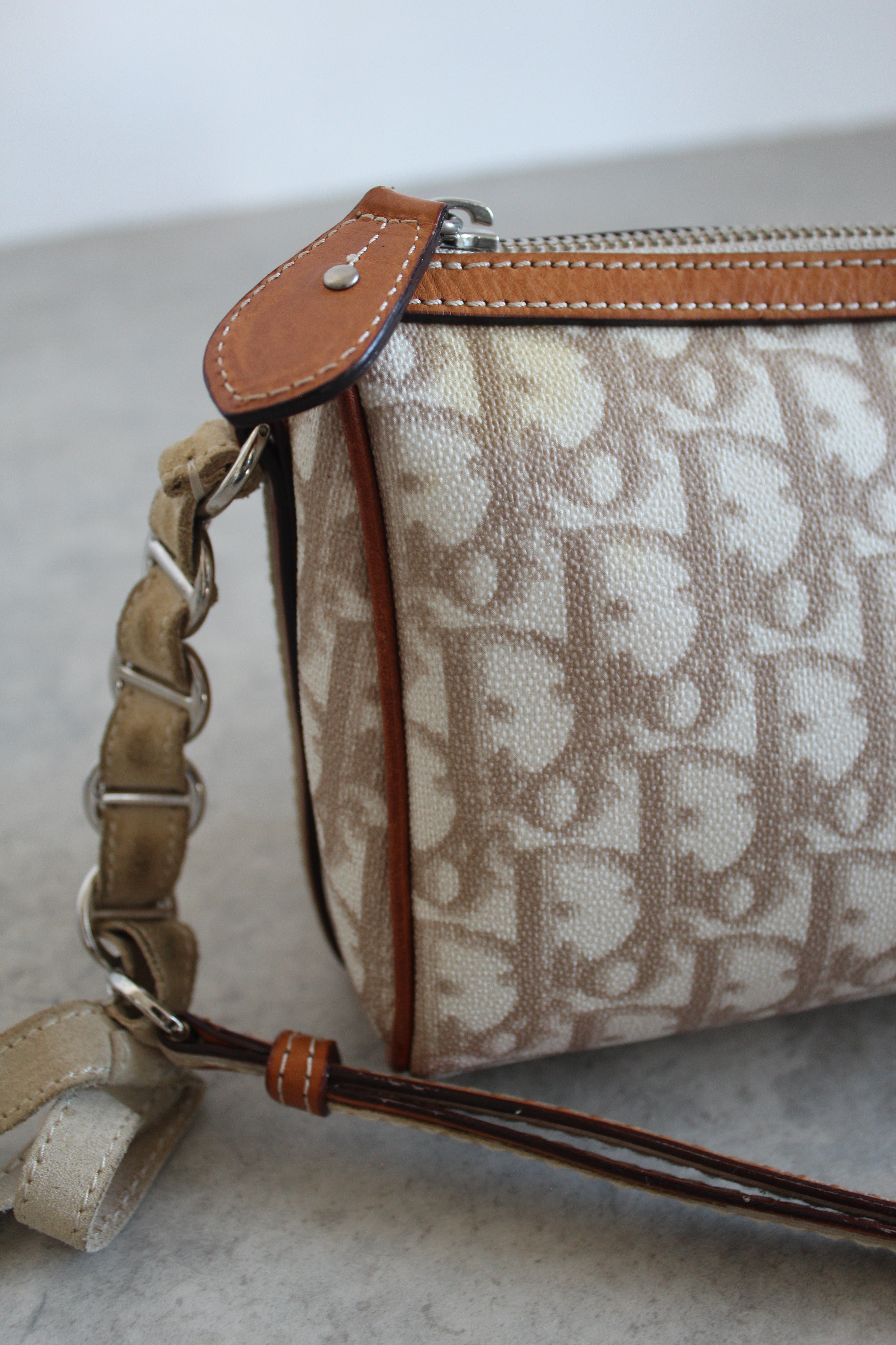 Romantique Shoulder Bag PVC Beige/pink