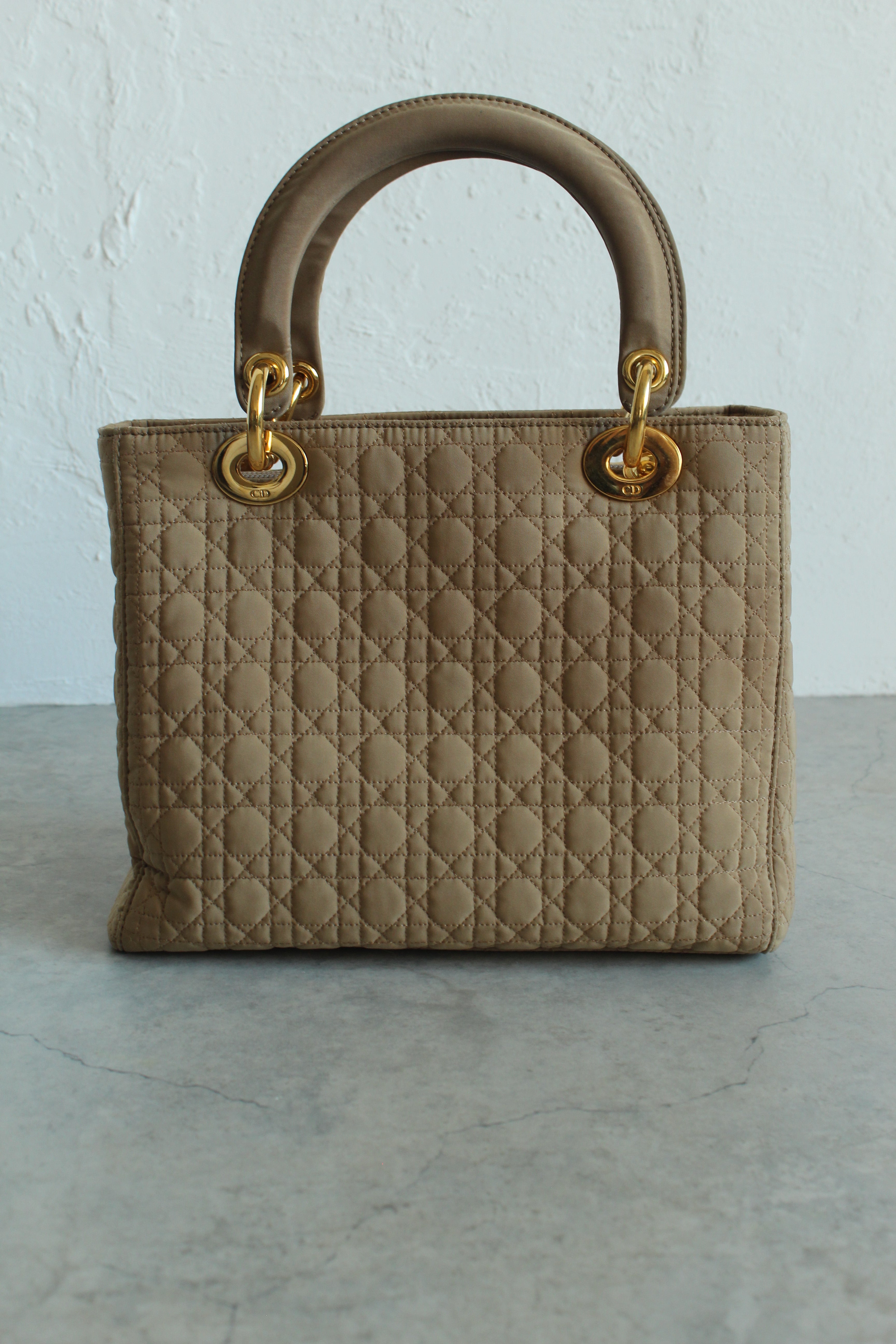 Lady Dior in Nylon Beige