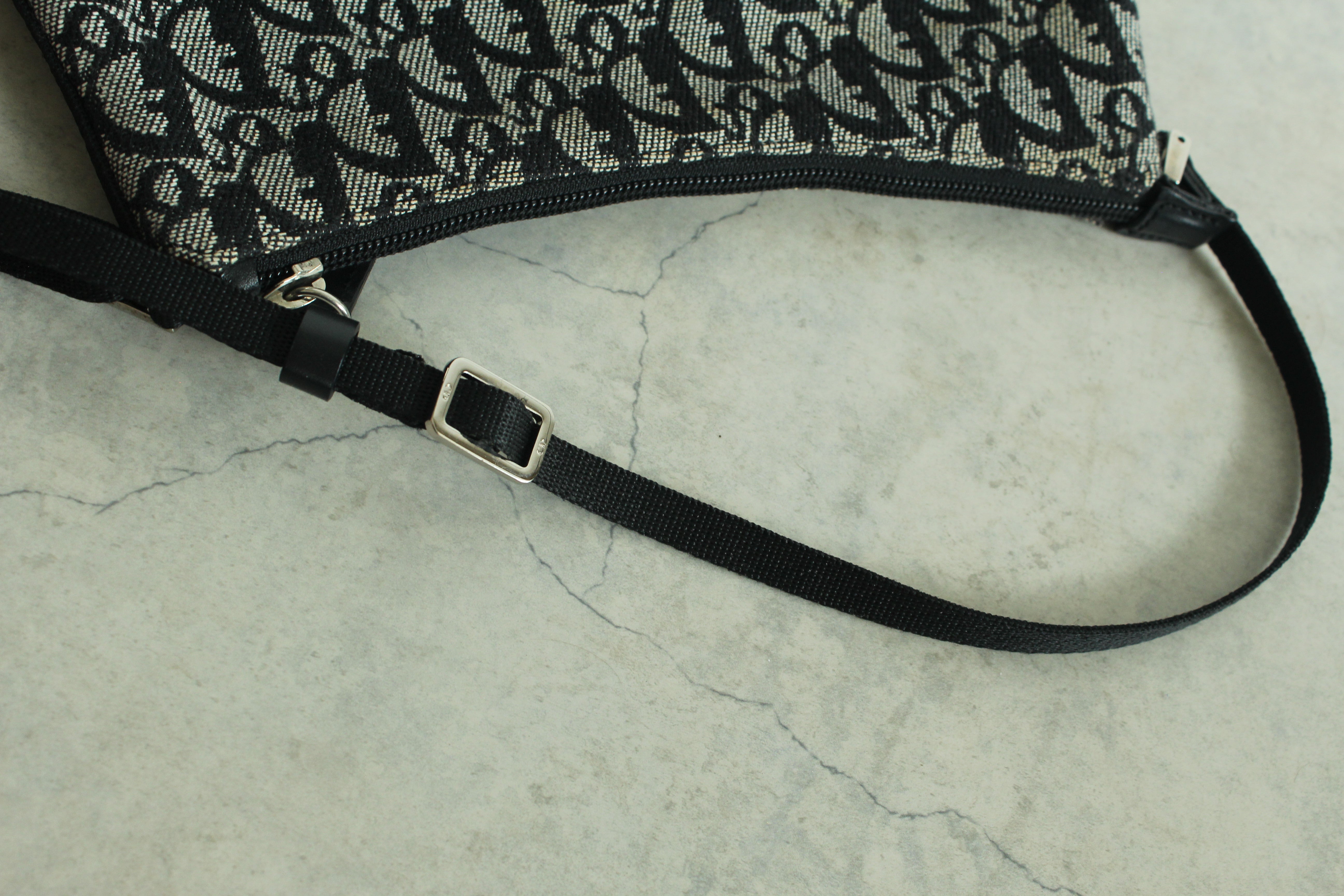 Trotter oblique mini pochette — John Galliano era