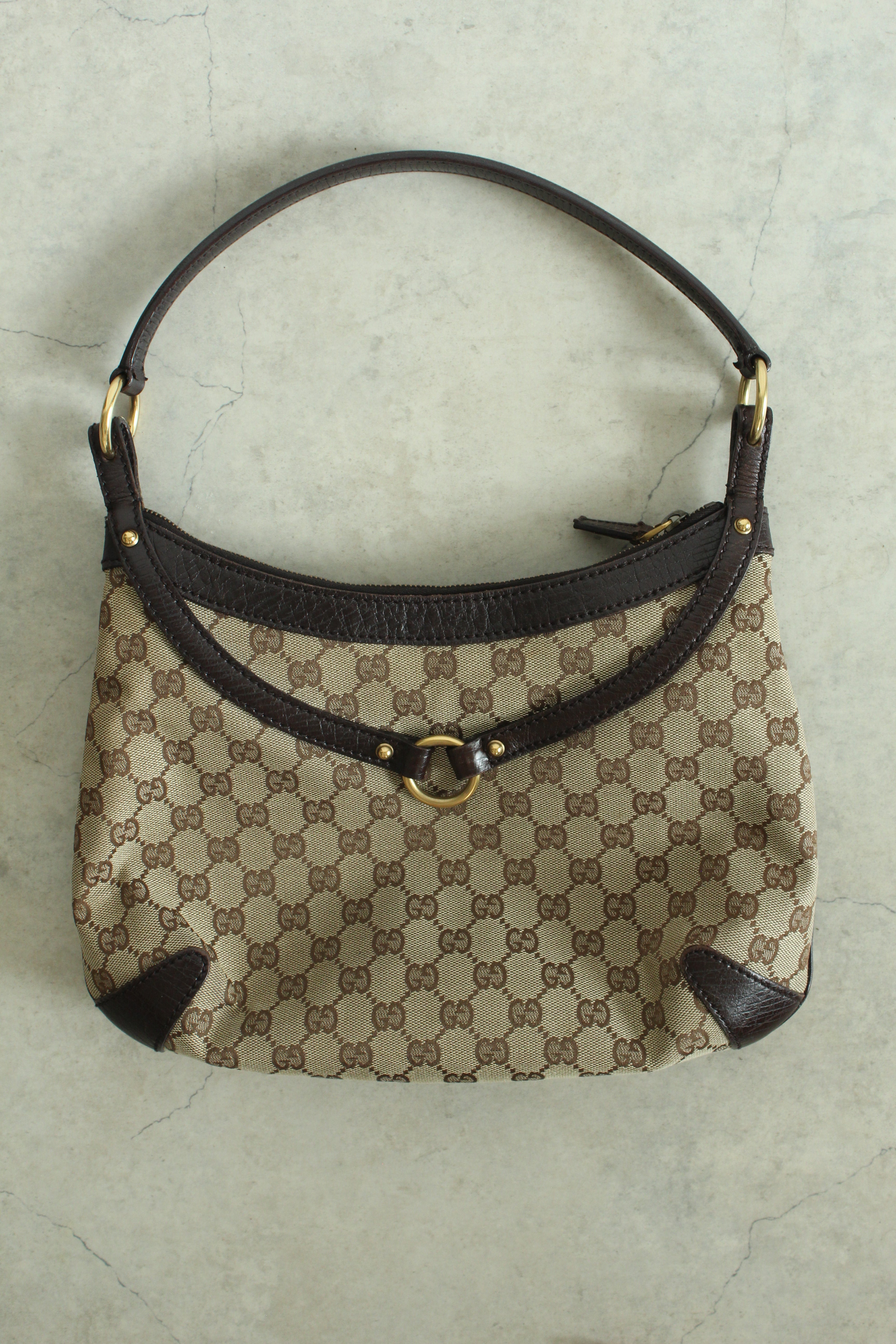 Canvas Horsebit hobo bag — Tom Ford era