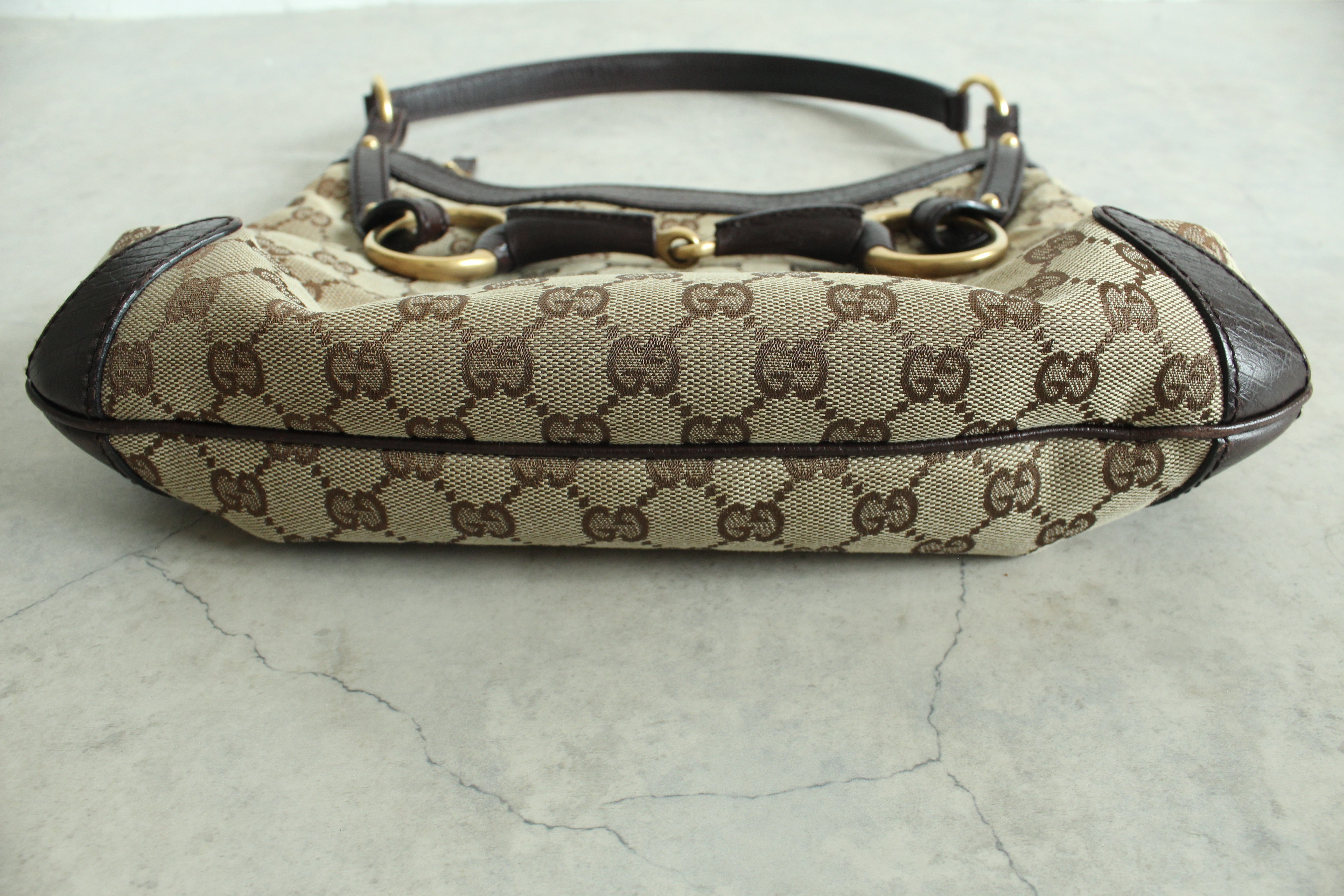 Canvas Horsebit hobo bag — Tom Ford era
