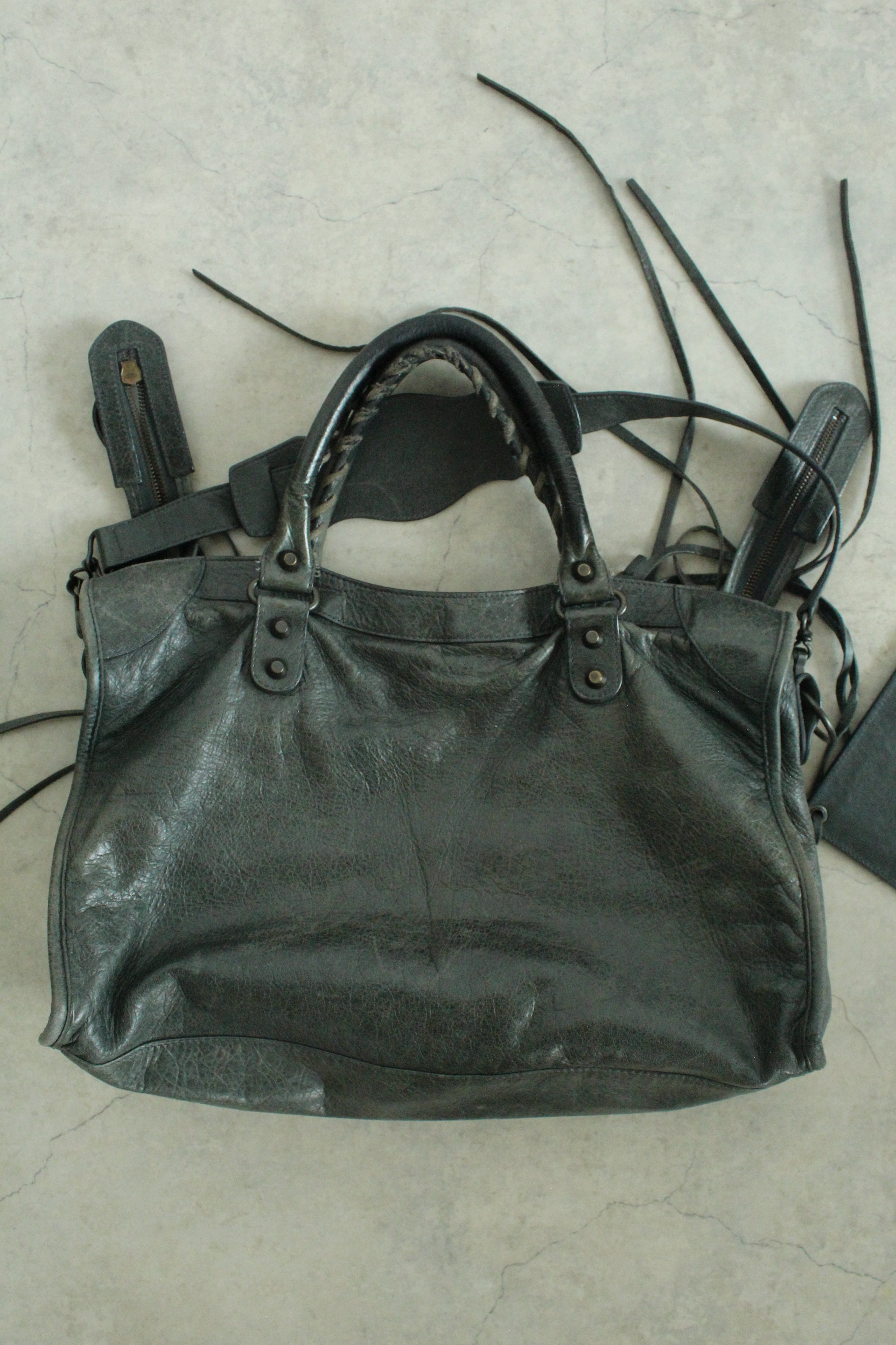 S/S 2011 Motorcycle City Medium in Gris Tarmac