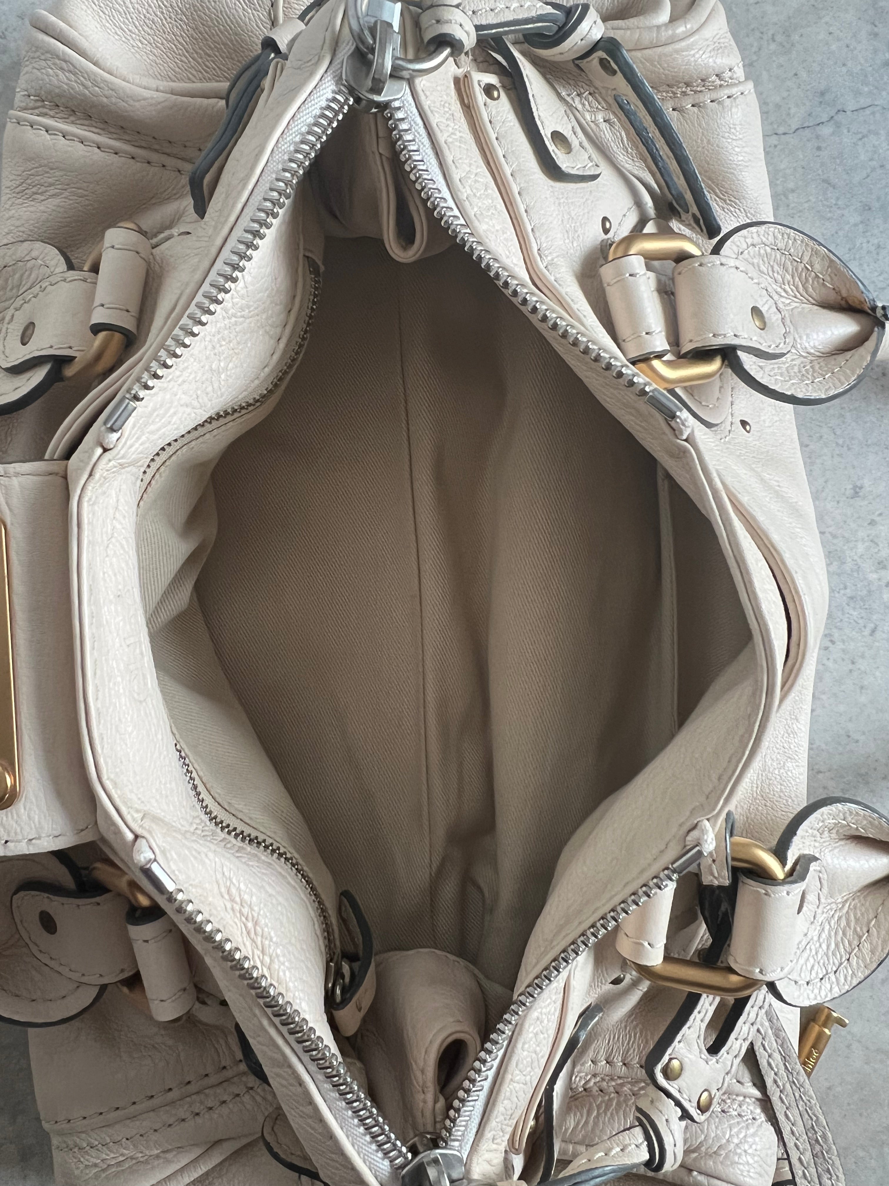 Paddington Bag Beige white