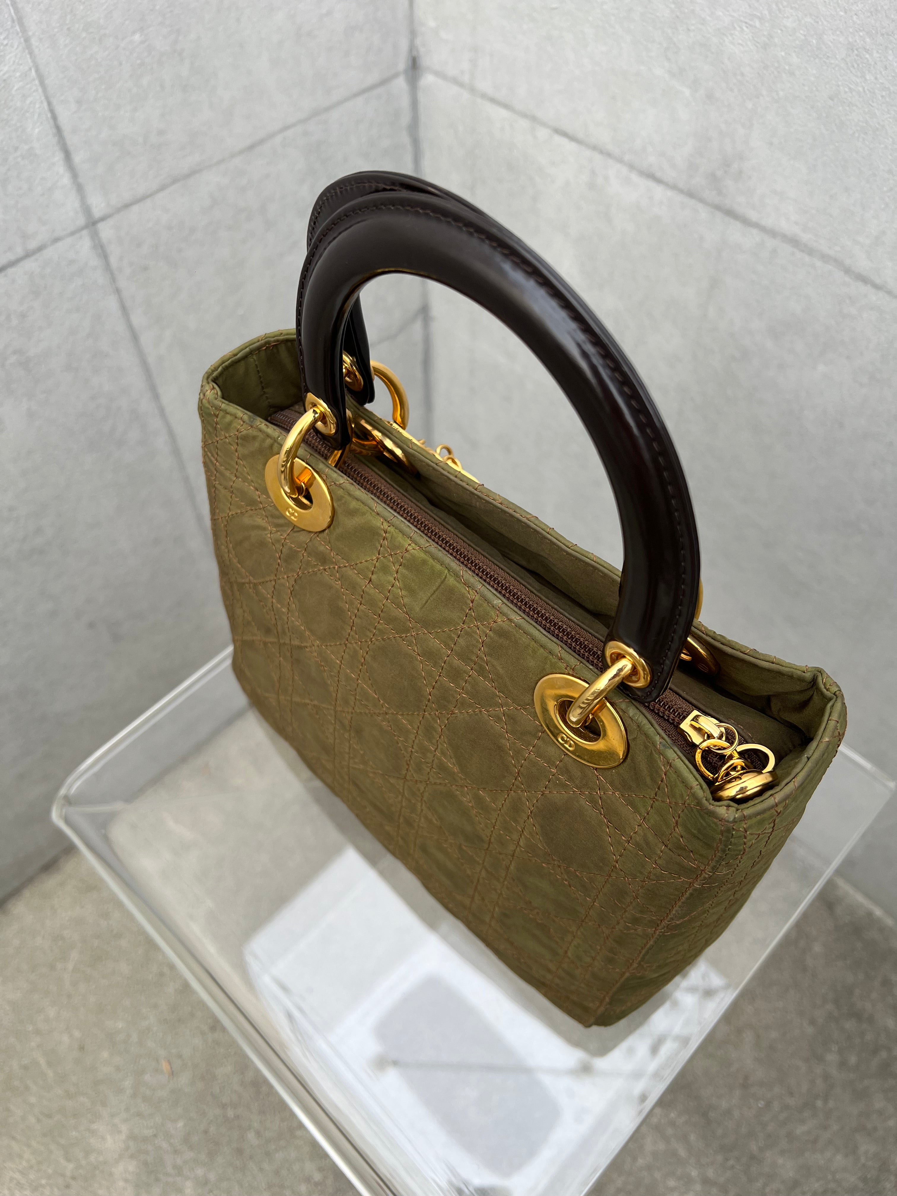 Lady Dior in Nylon Army Green