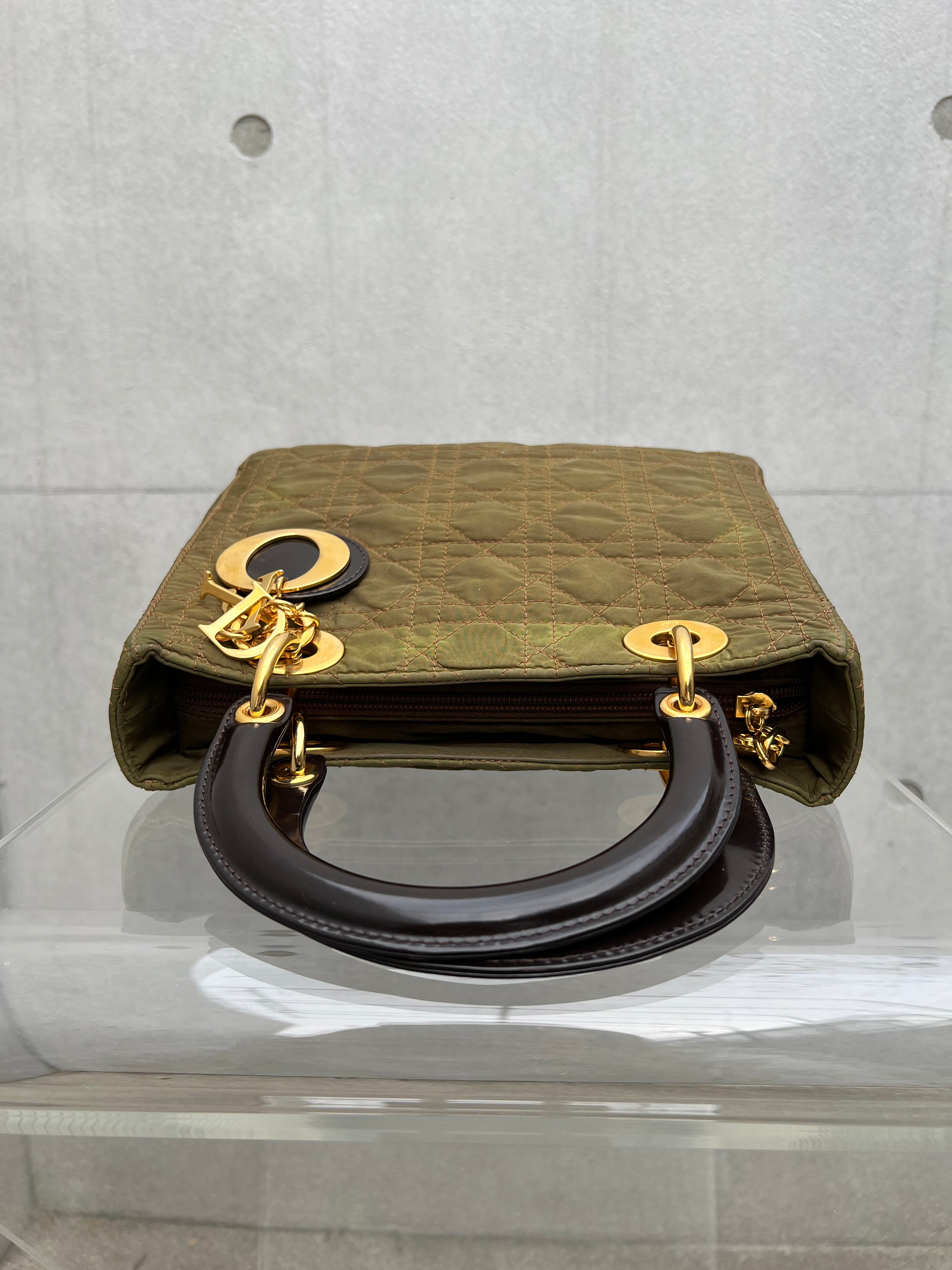 Lady Dior in Nylon Army Green