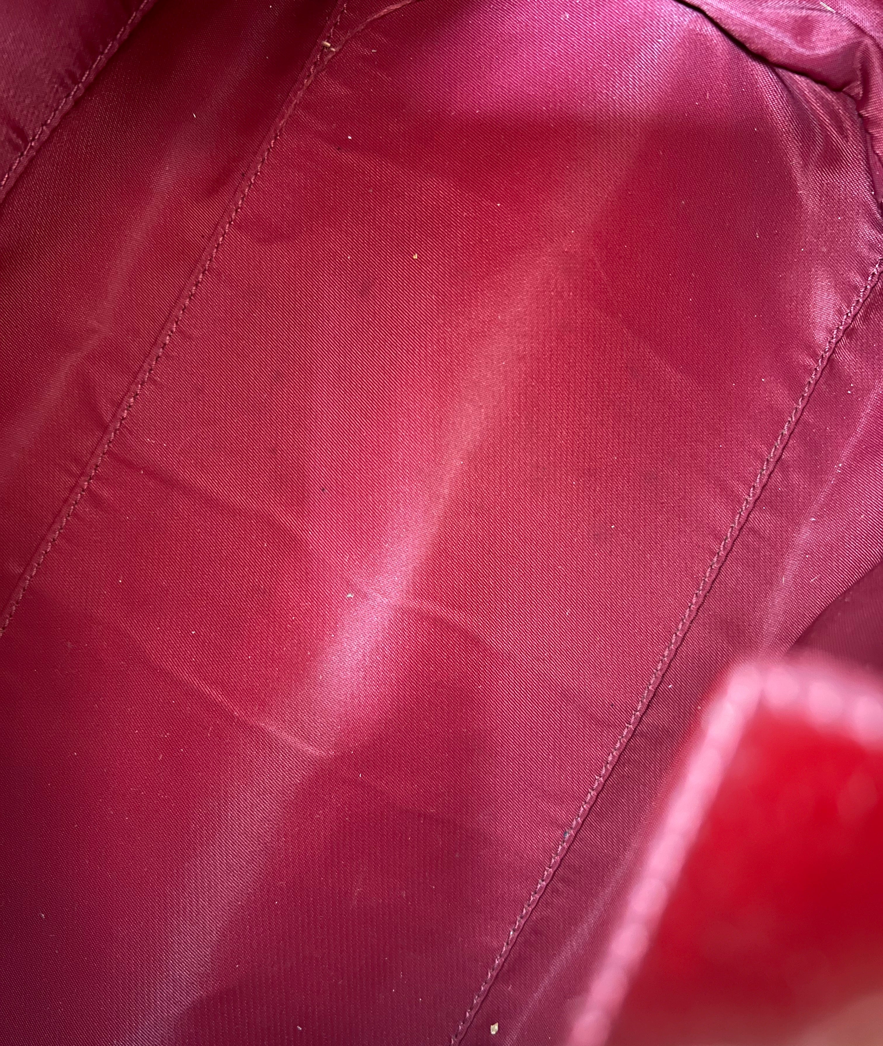 Trotter Boston Bag in Oblique Canvas Burgundy
