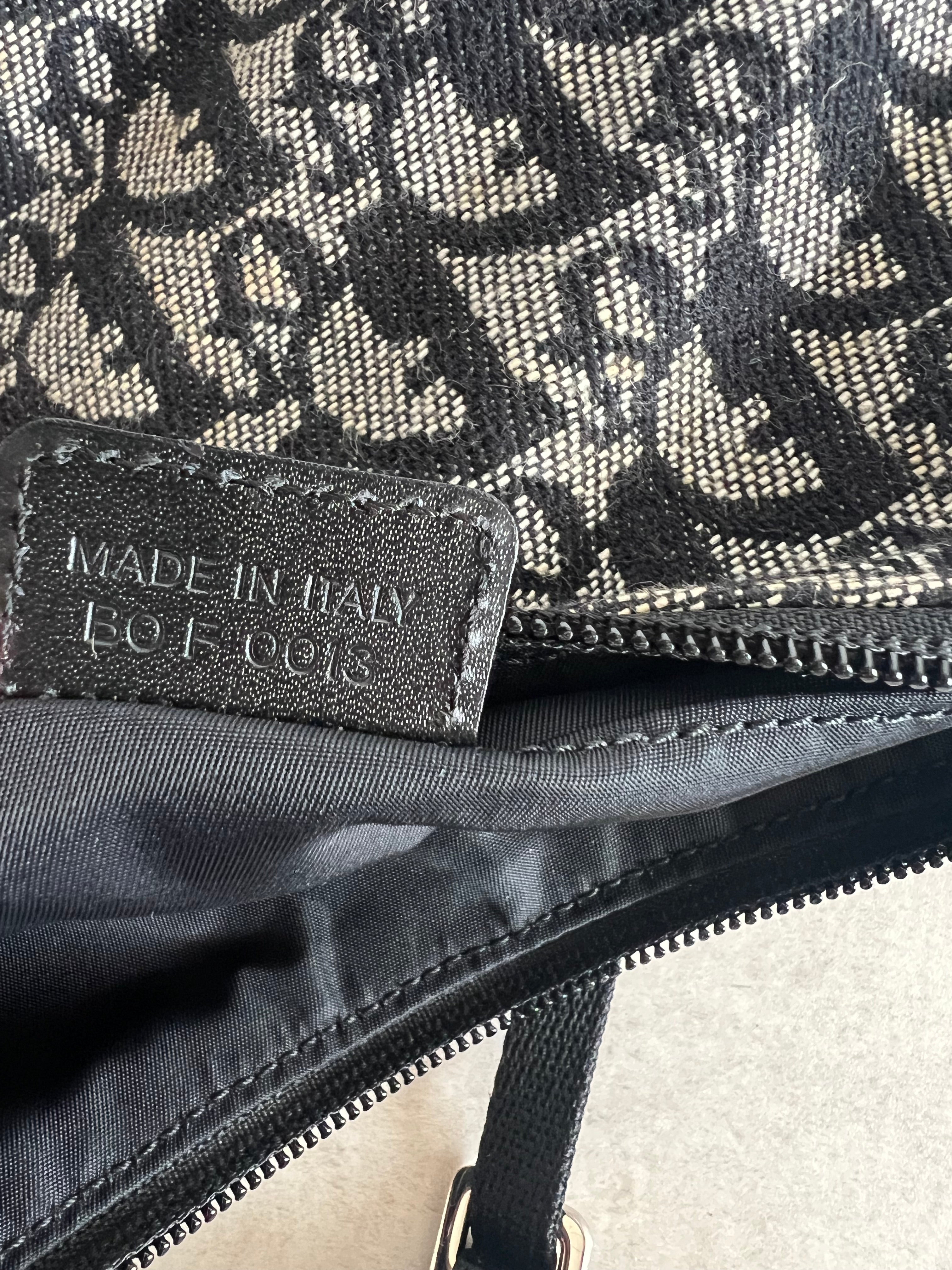 Trotter oblique mini pochette — John Galliano era