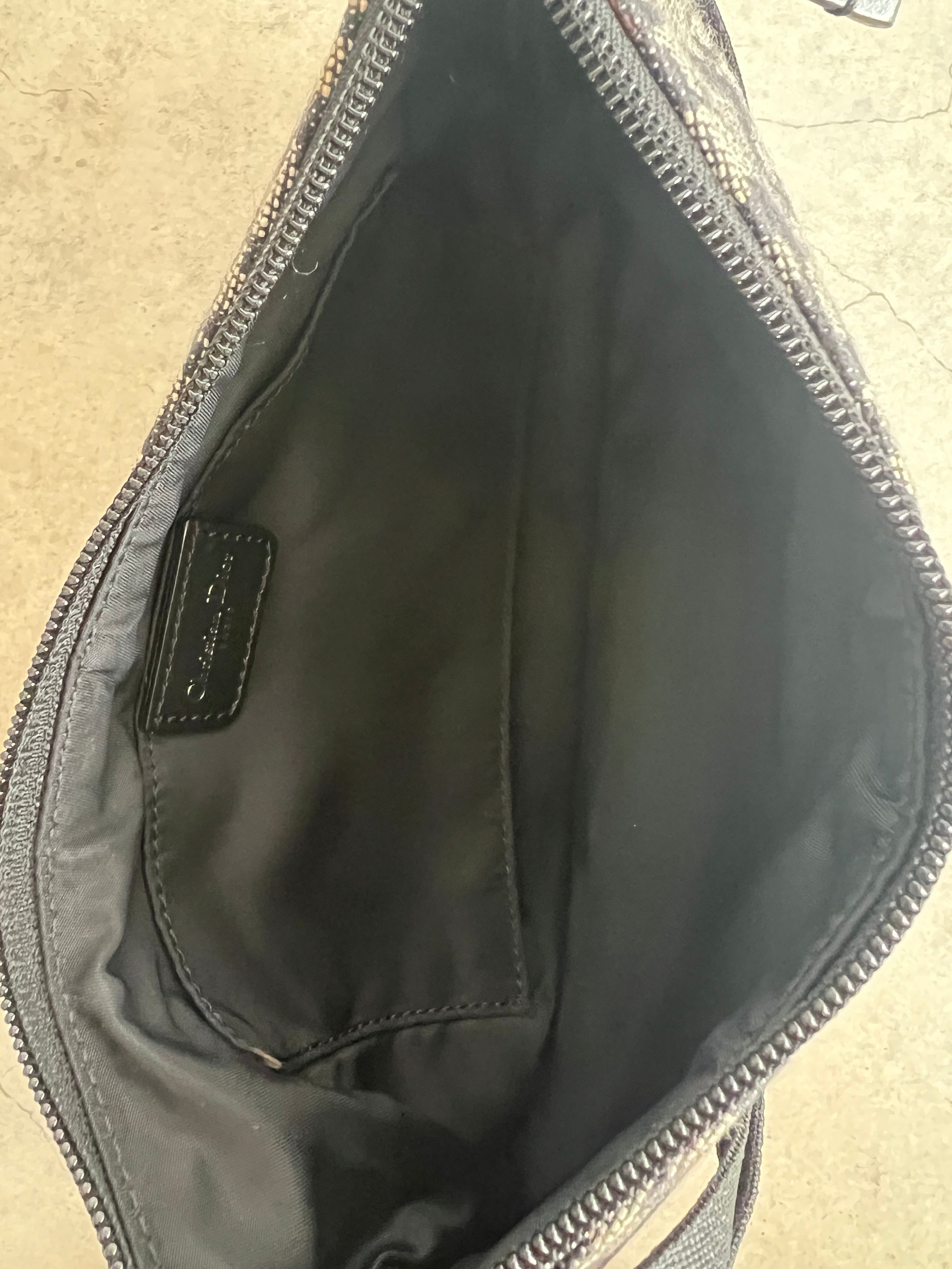 Trotter oblique mini pochette — John Galliano era