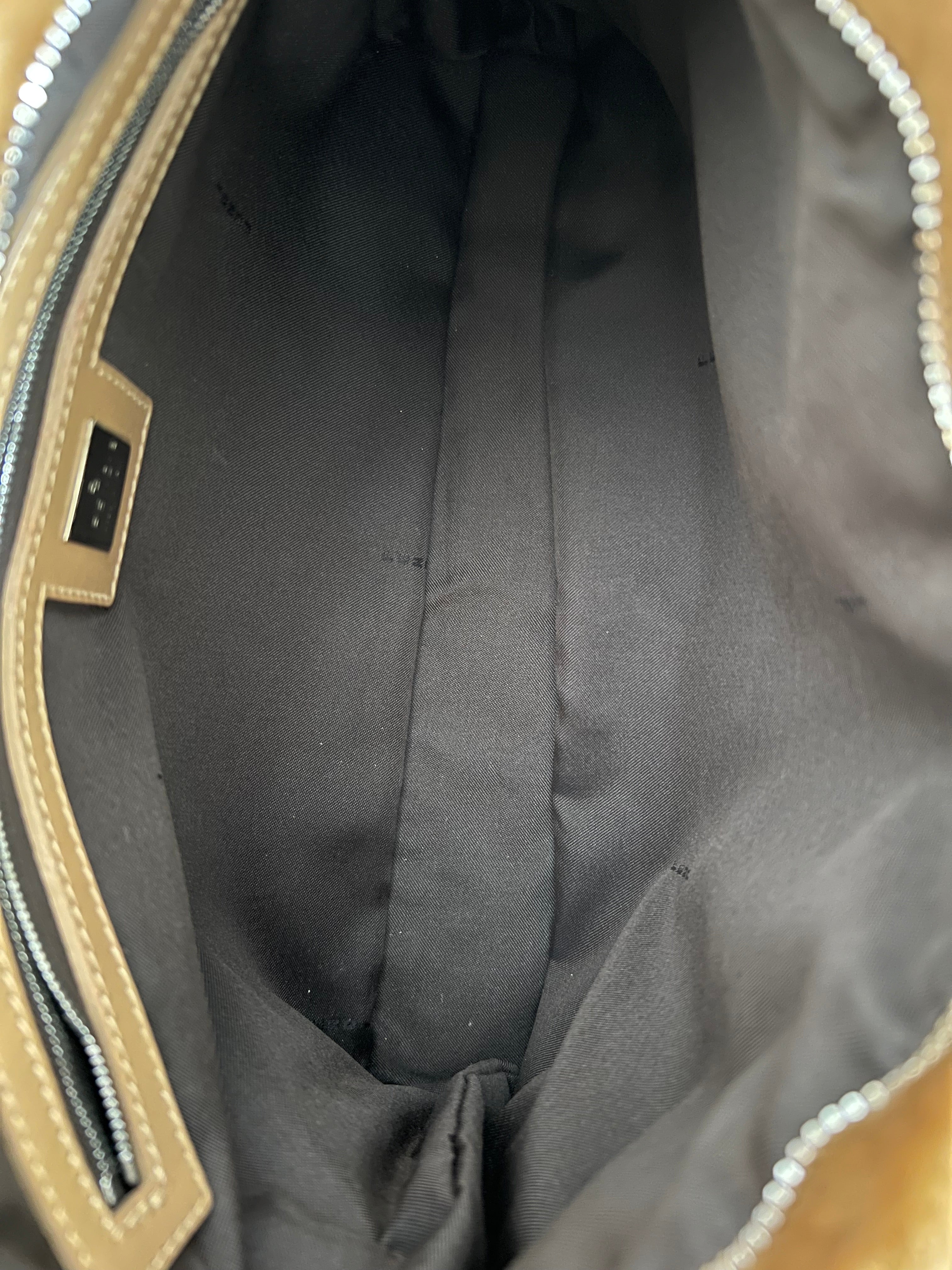 Faux Fur Boa FF logo Tote Bag