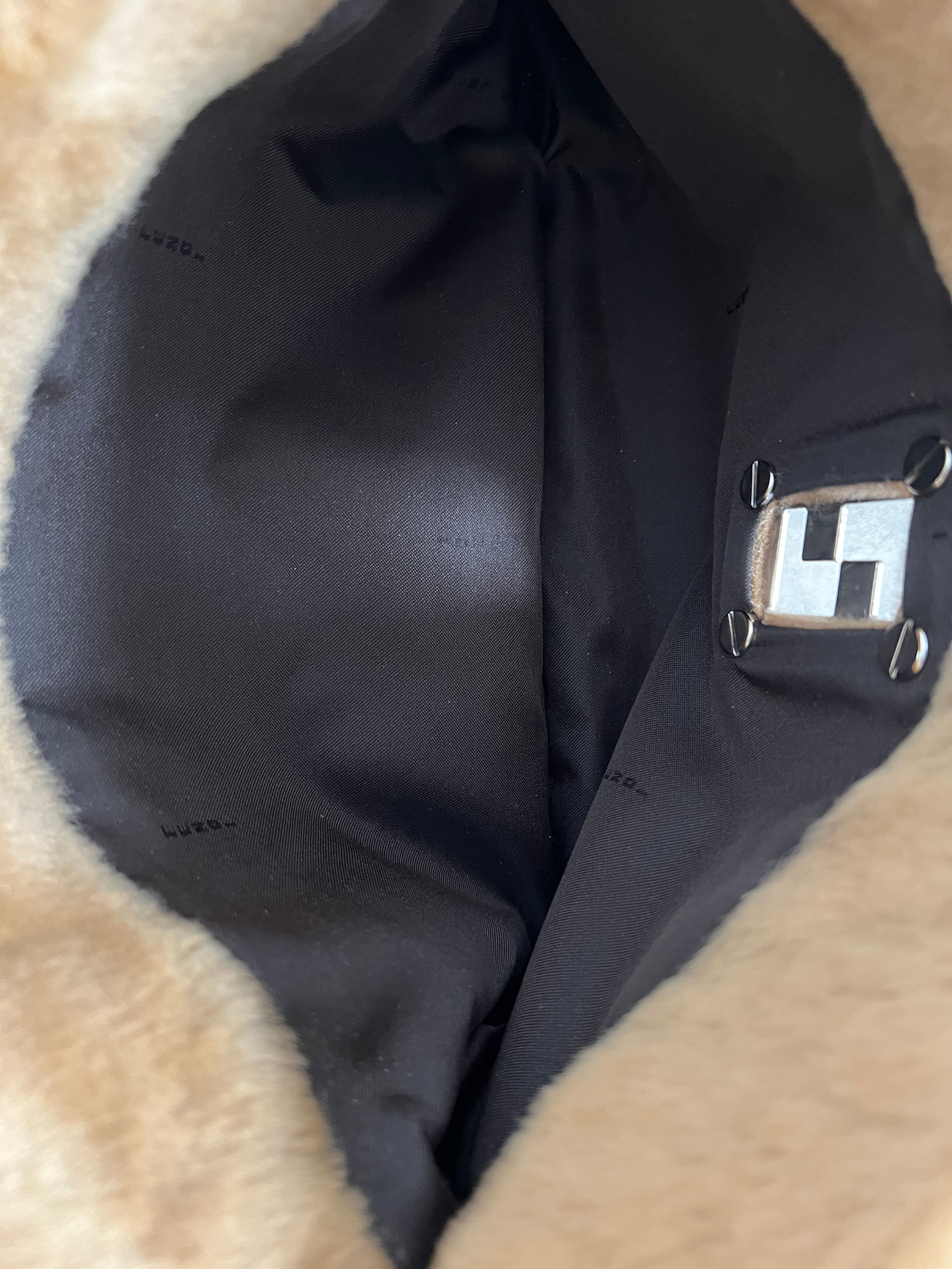 Faux Fur Boa FF logo Tote Bag