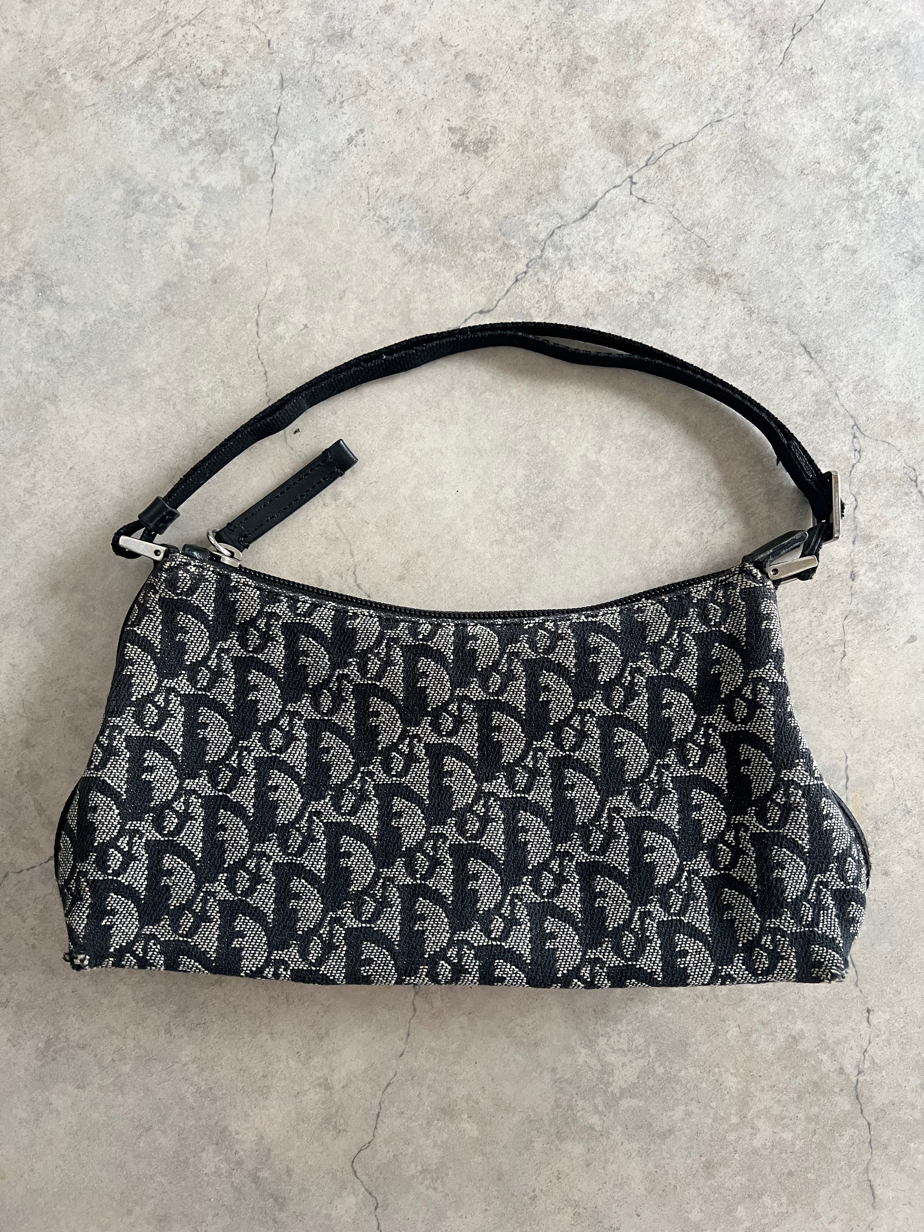 Trotter oblique mini pochette — John Galliano era