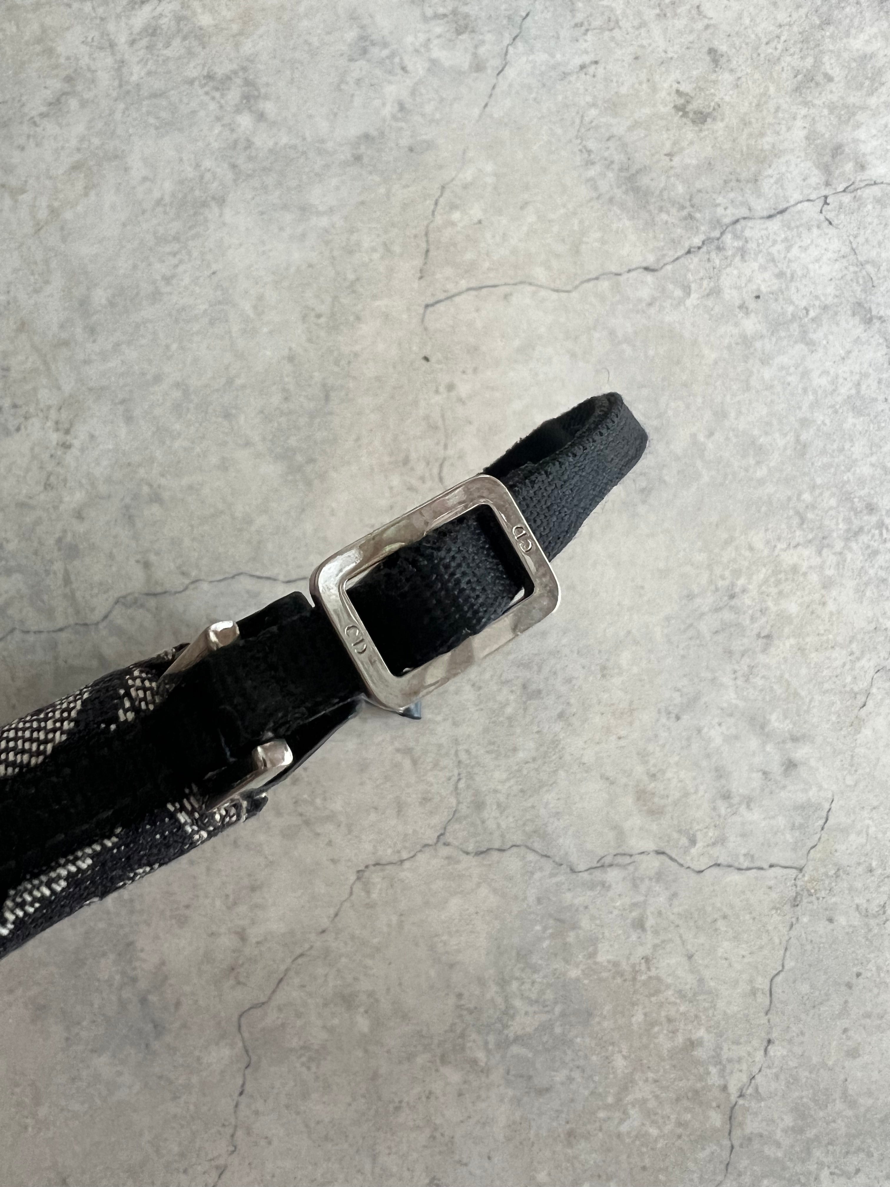 Trotter oblique mini pochette — John Galliano era