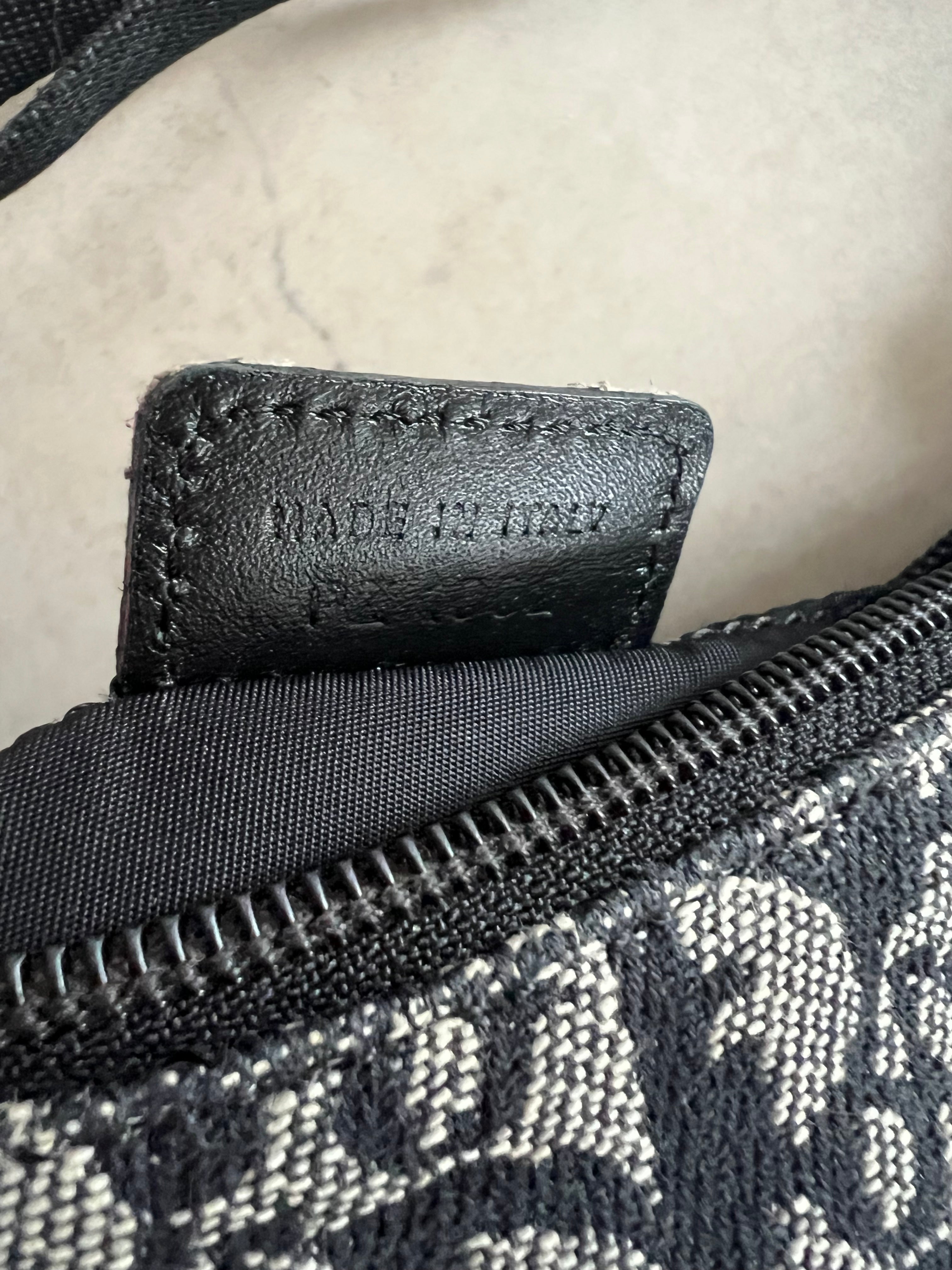 Trotter oblique mini pochette — John Galliano era