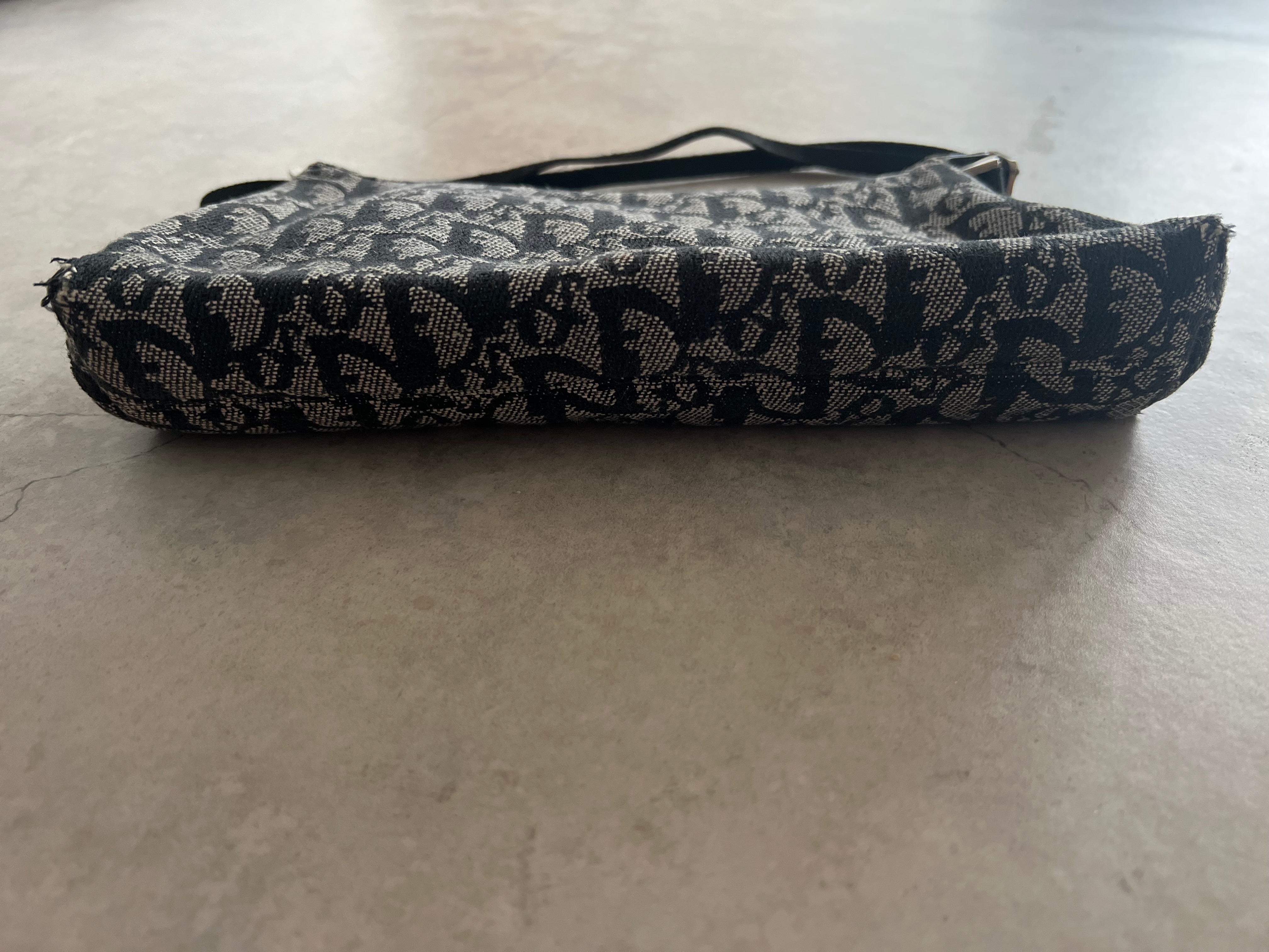 Trotter oblique mini pochette — John Galliano era