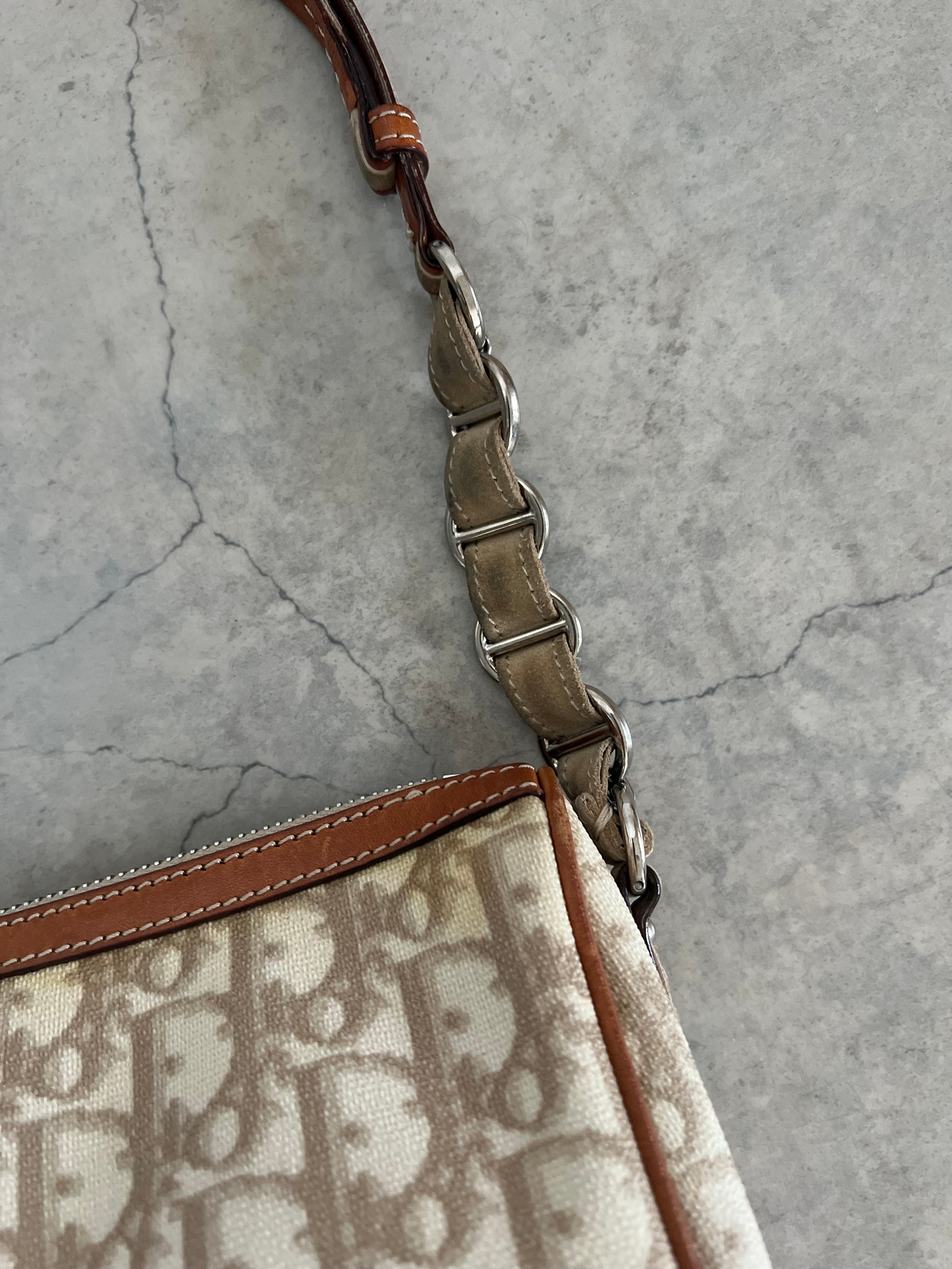 Romantique Shoulder Bag PVC Beige/Pink