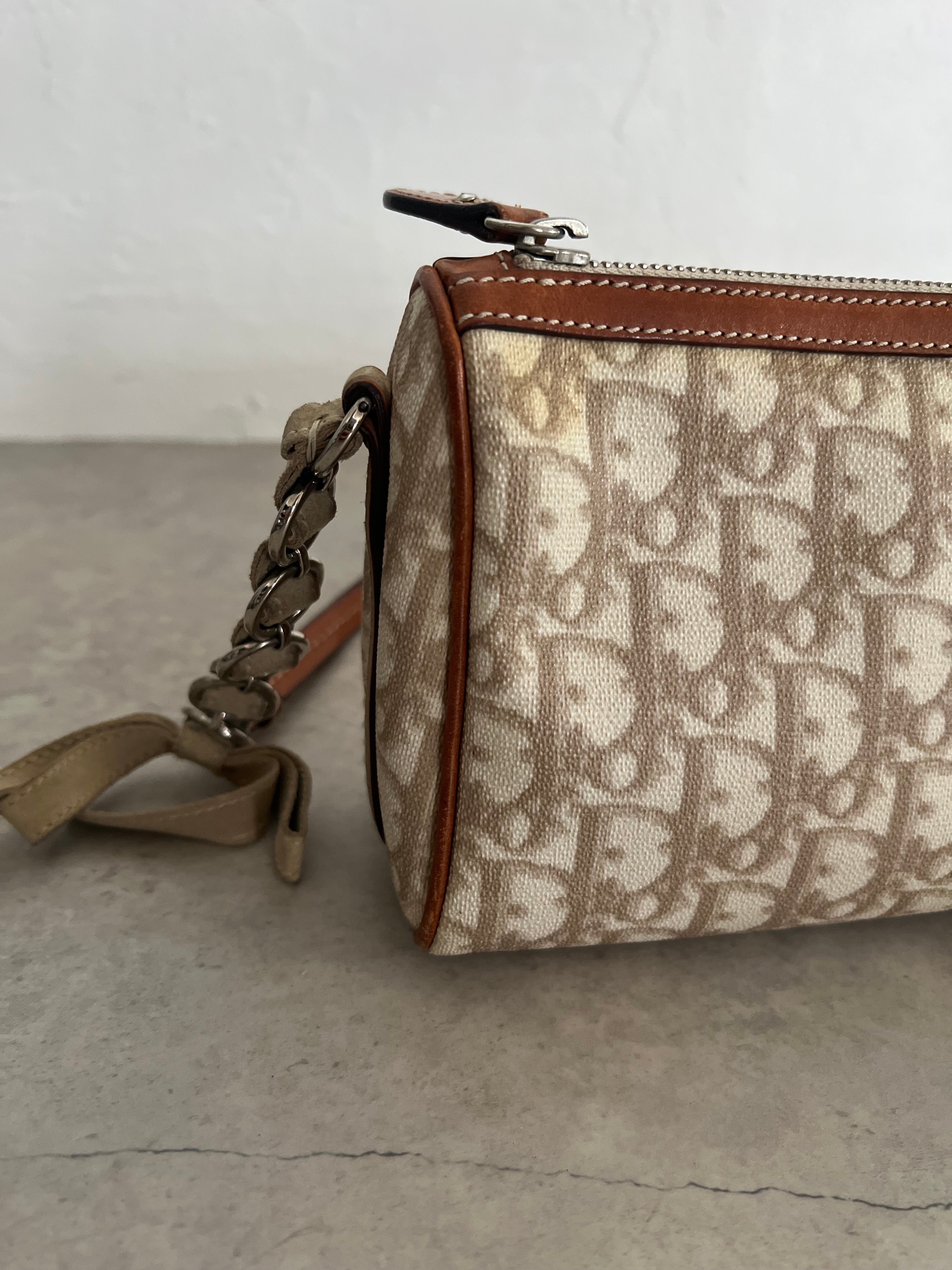 Romantique Shoulder Bag PVC Beige/Pink