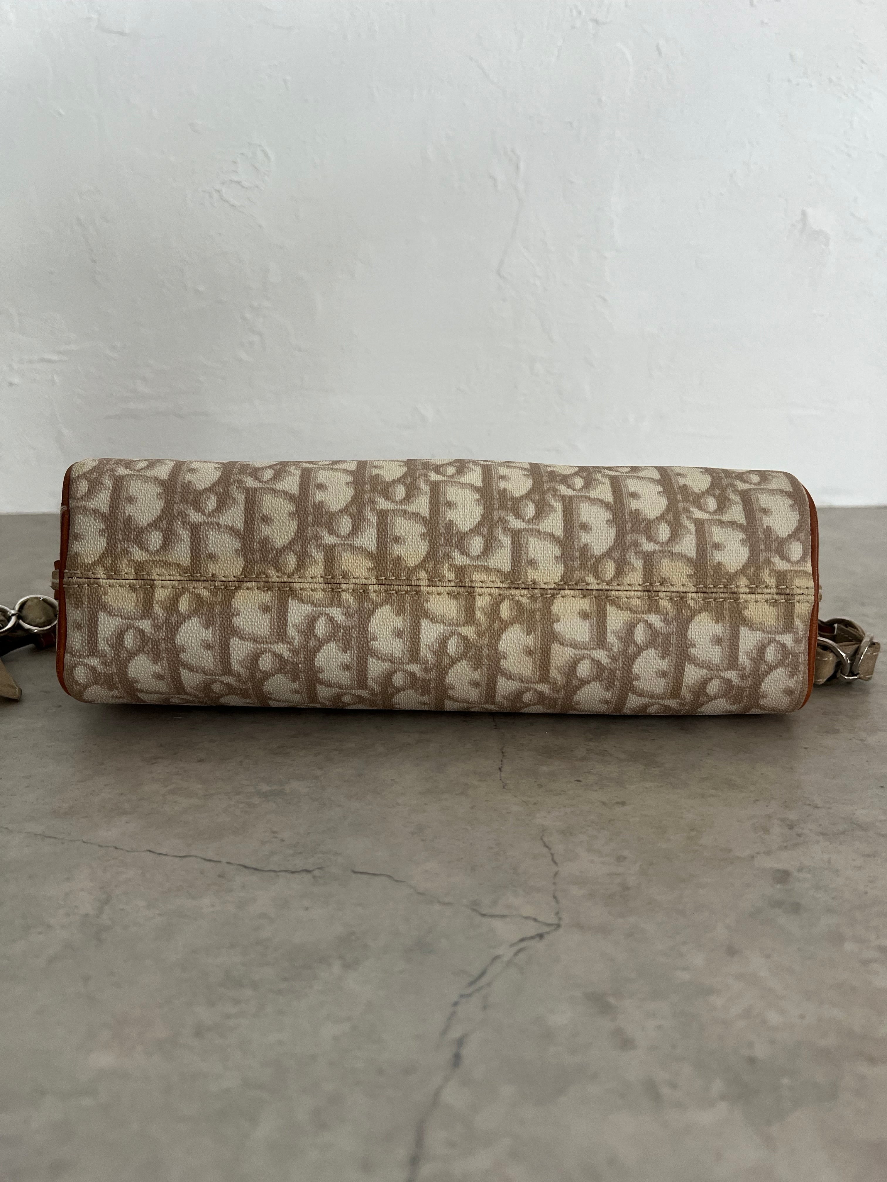 Romantique Shoulder Bag PVC Beige/Pink