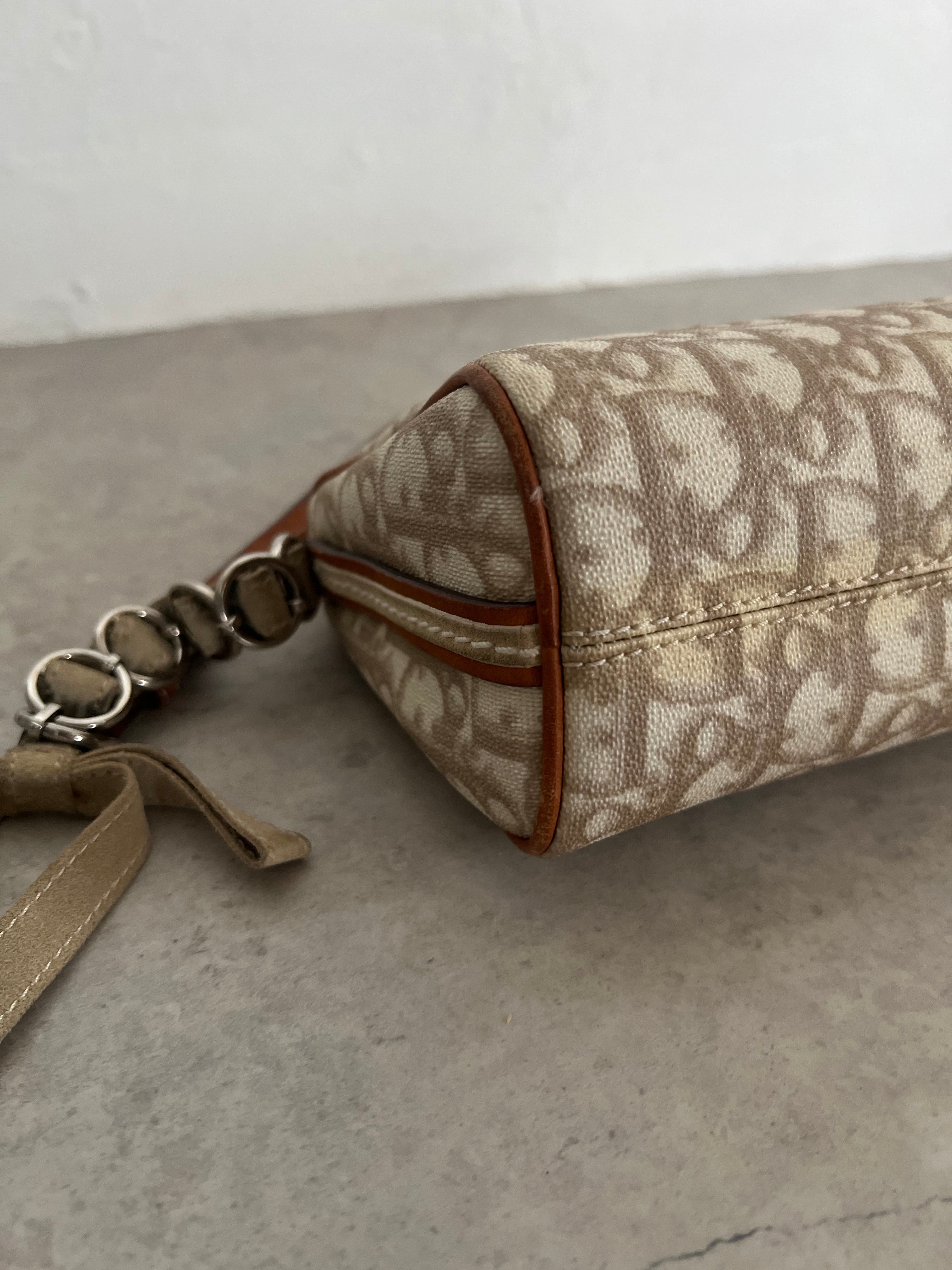 Romantique Shoulder Bag PVC Beige/Pink
