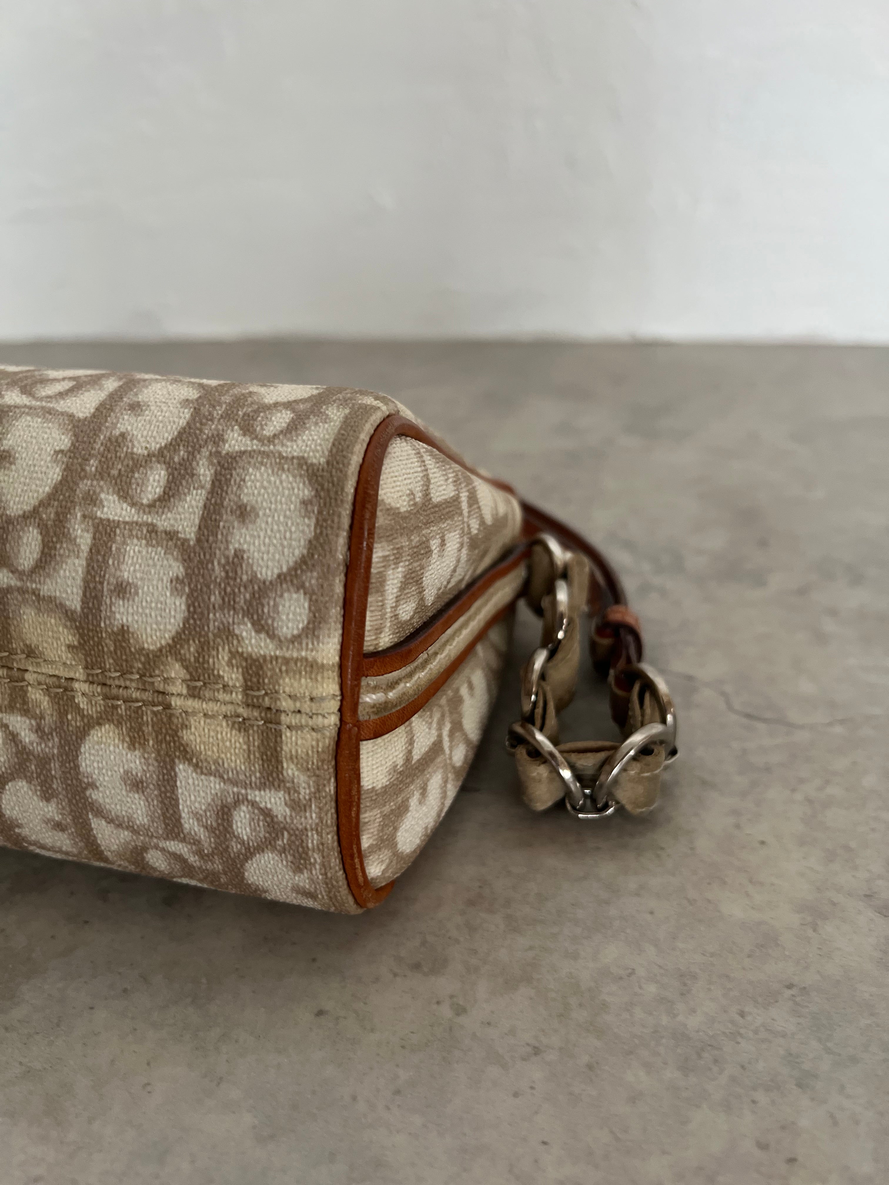 Romantique Shoulder Bag PVC Beige/Pink