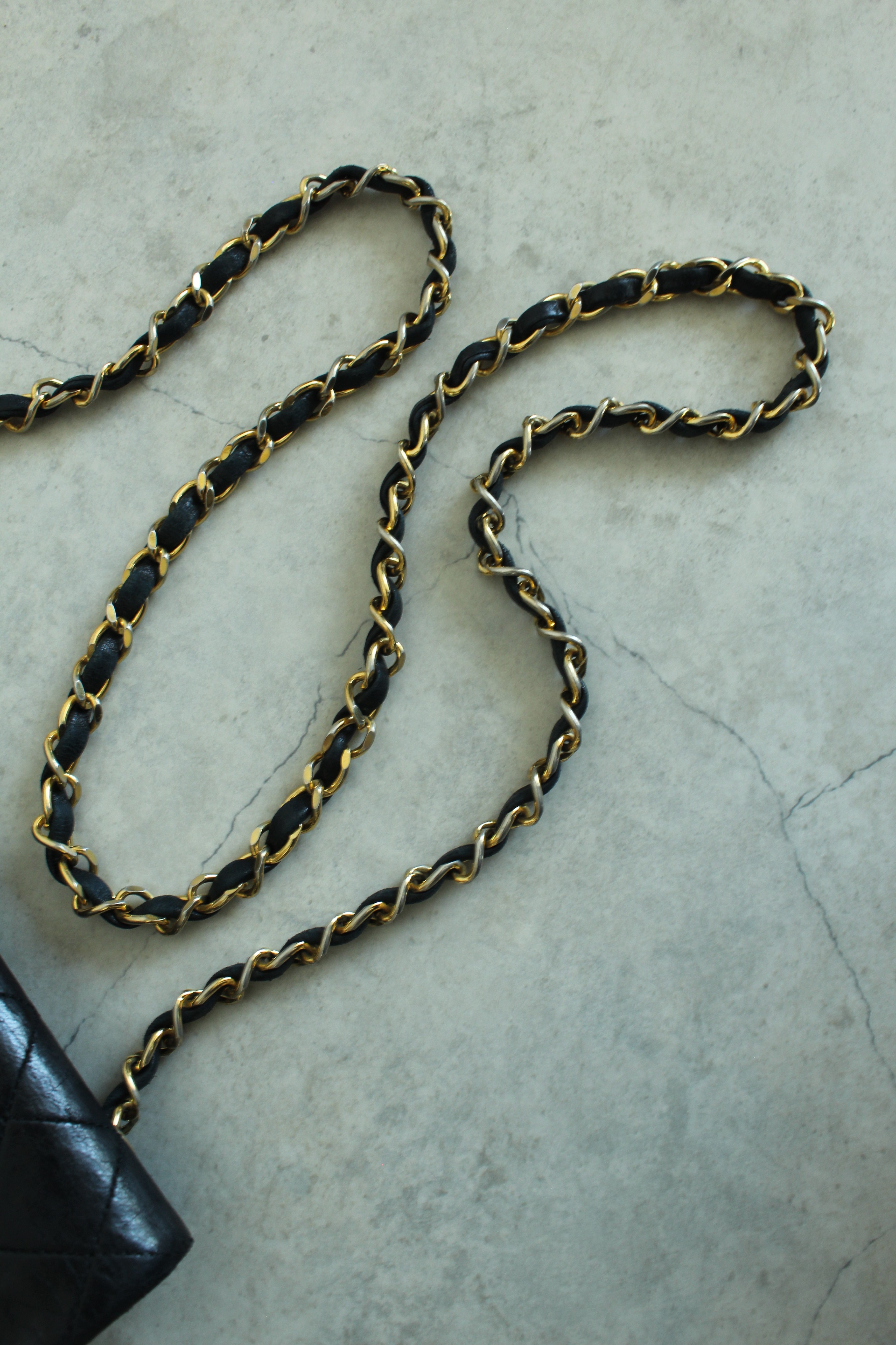 1989-1991 Lambskin full flap twist lock 19cm