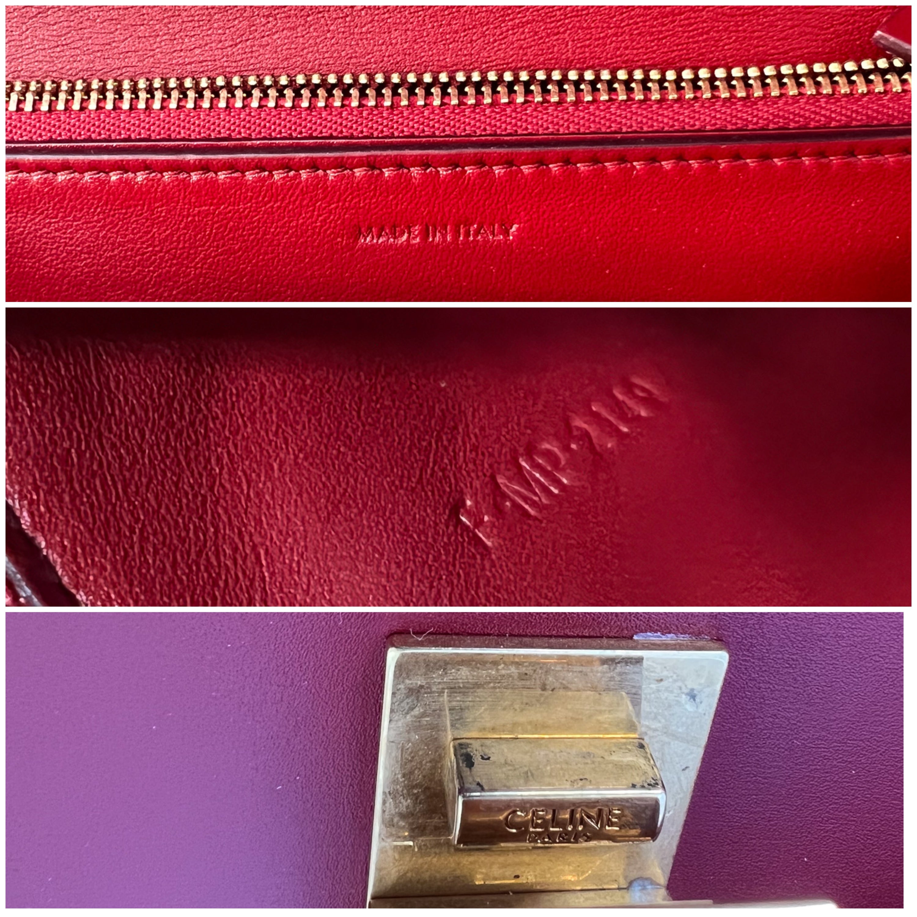 Classic Box Bag Medium in Red