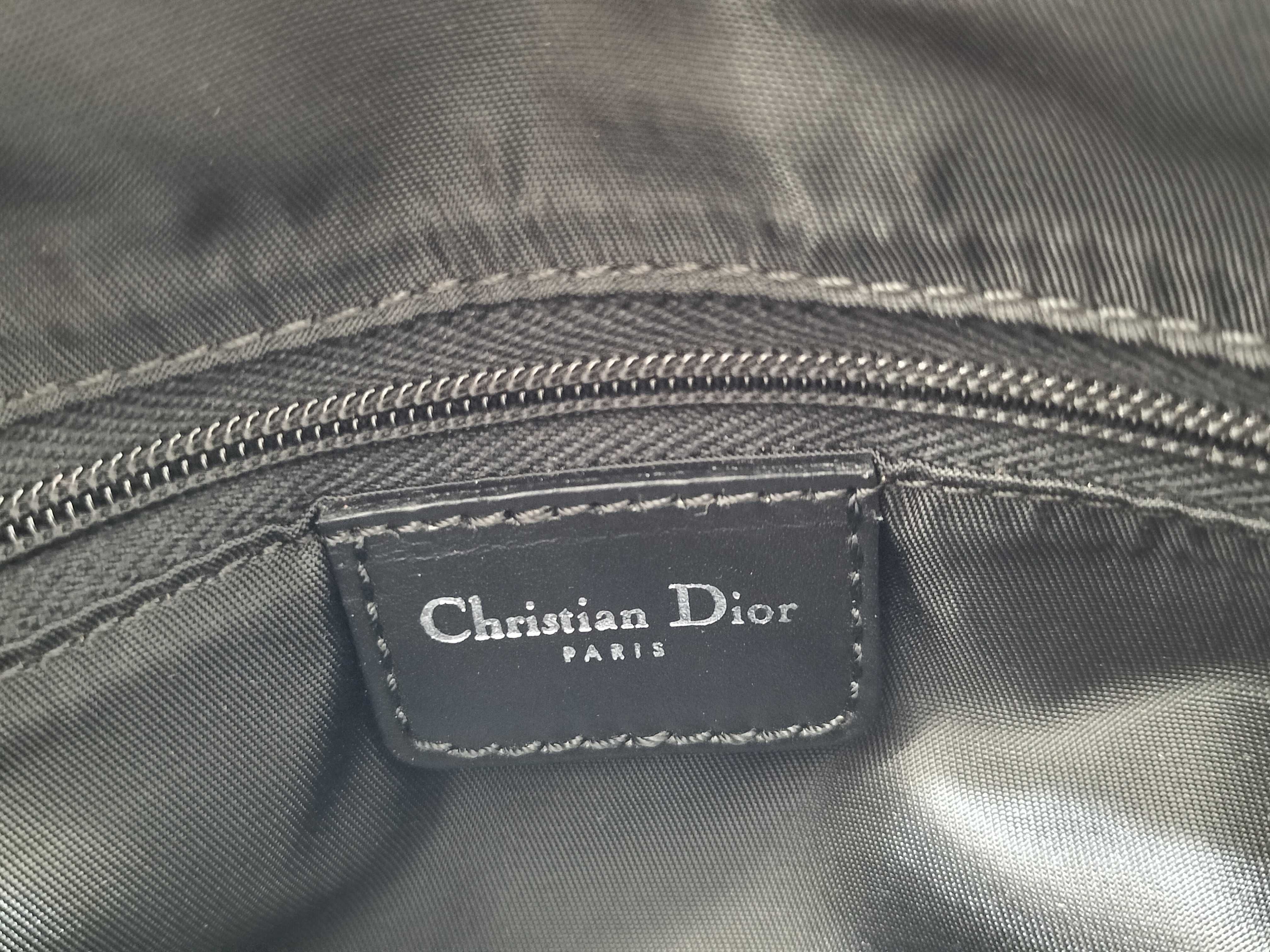 Oblique Trotter Boston Bag — Navy