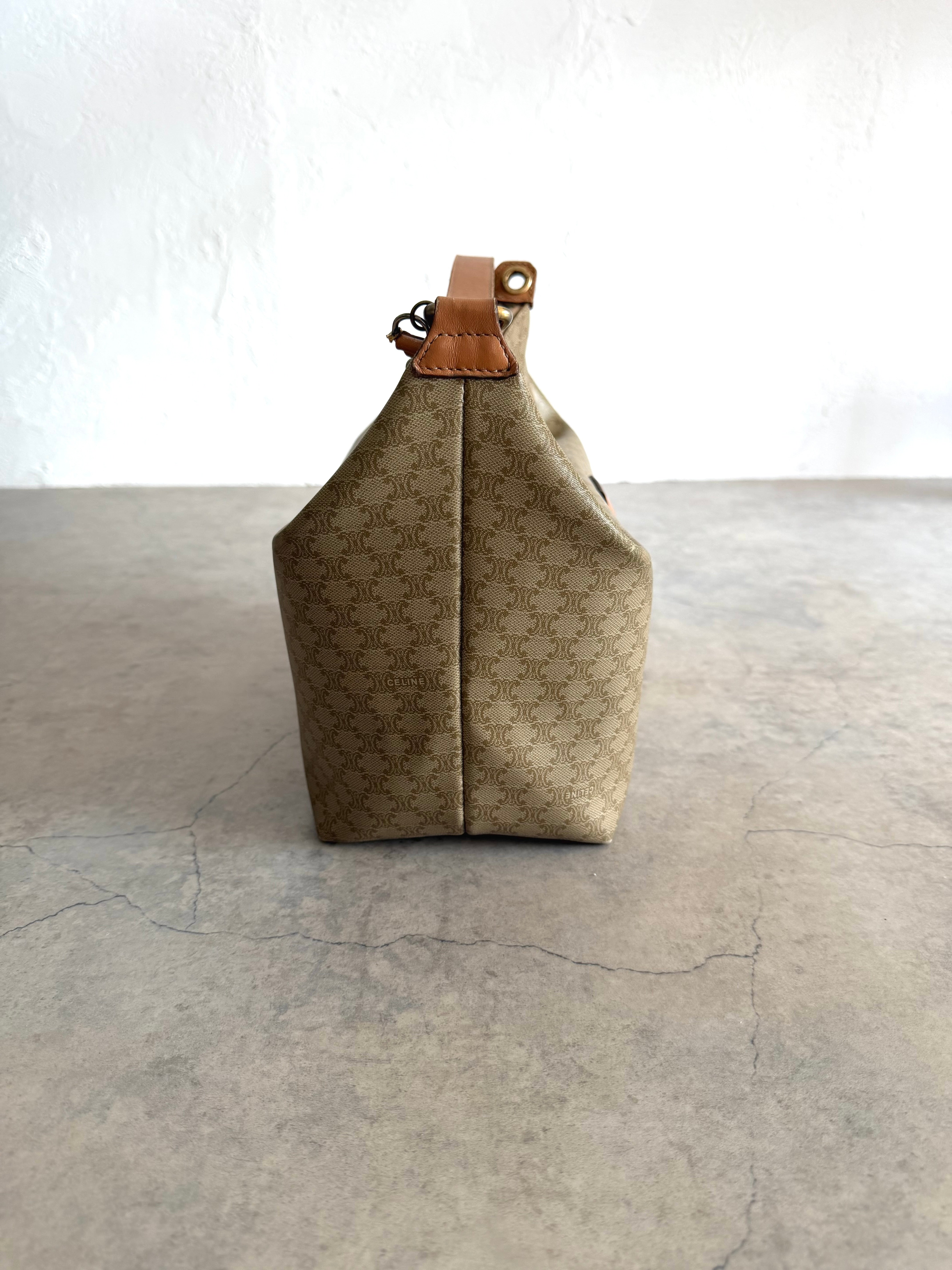 Macadam Monogram Canvas Bag with Matching Mini Pouch