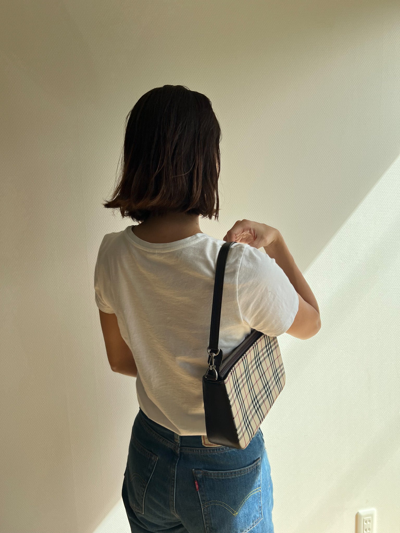 Burberry Nova check handbag