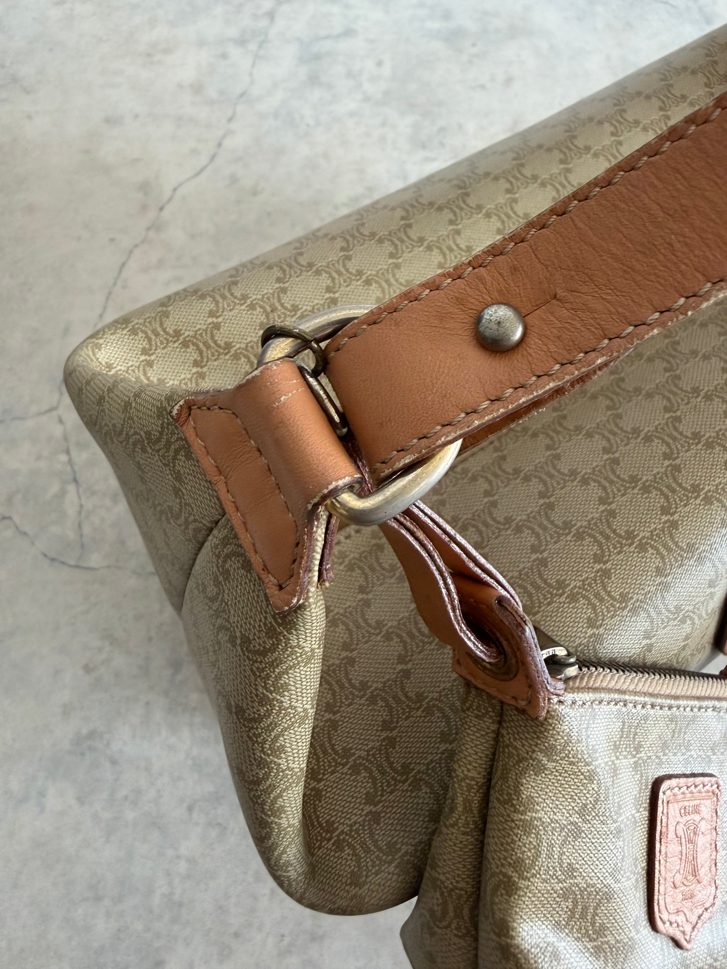Macadam Monogram Canvas Bag with Matching Mini Pouch