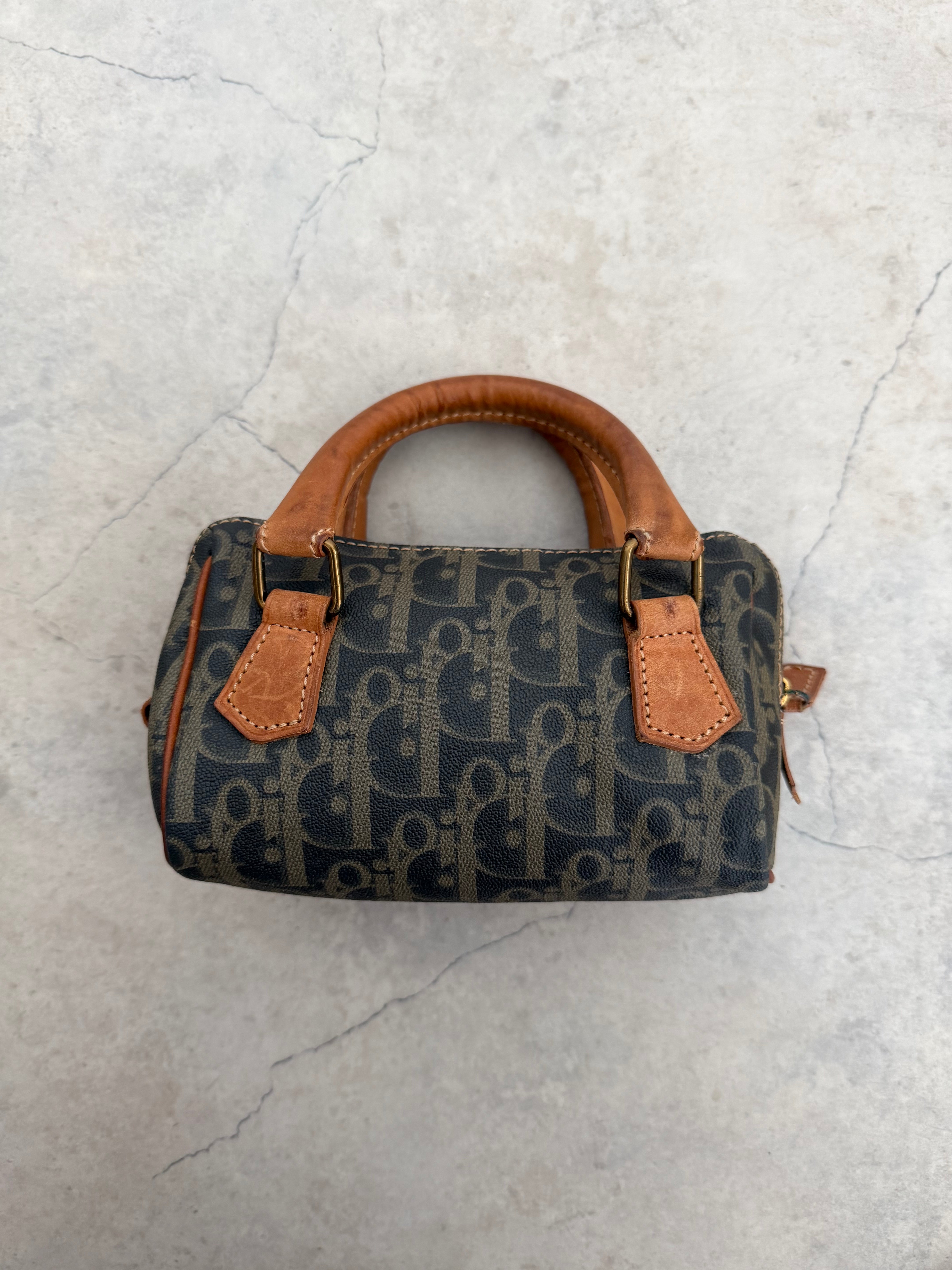 Mini Boston Bag Oblique Monogram Canvas