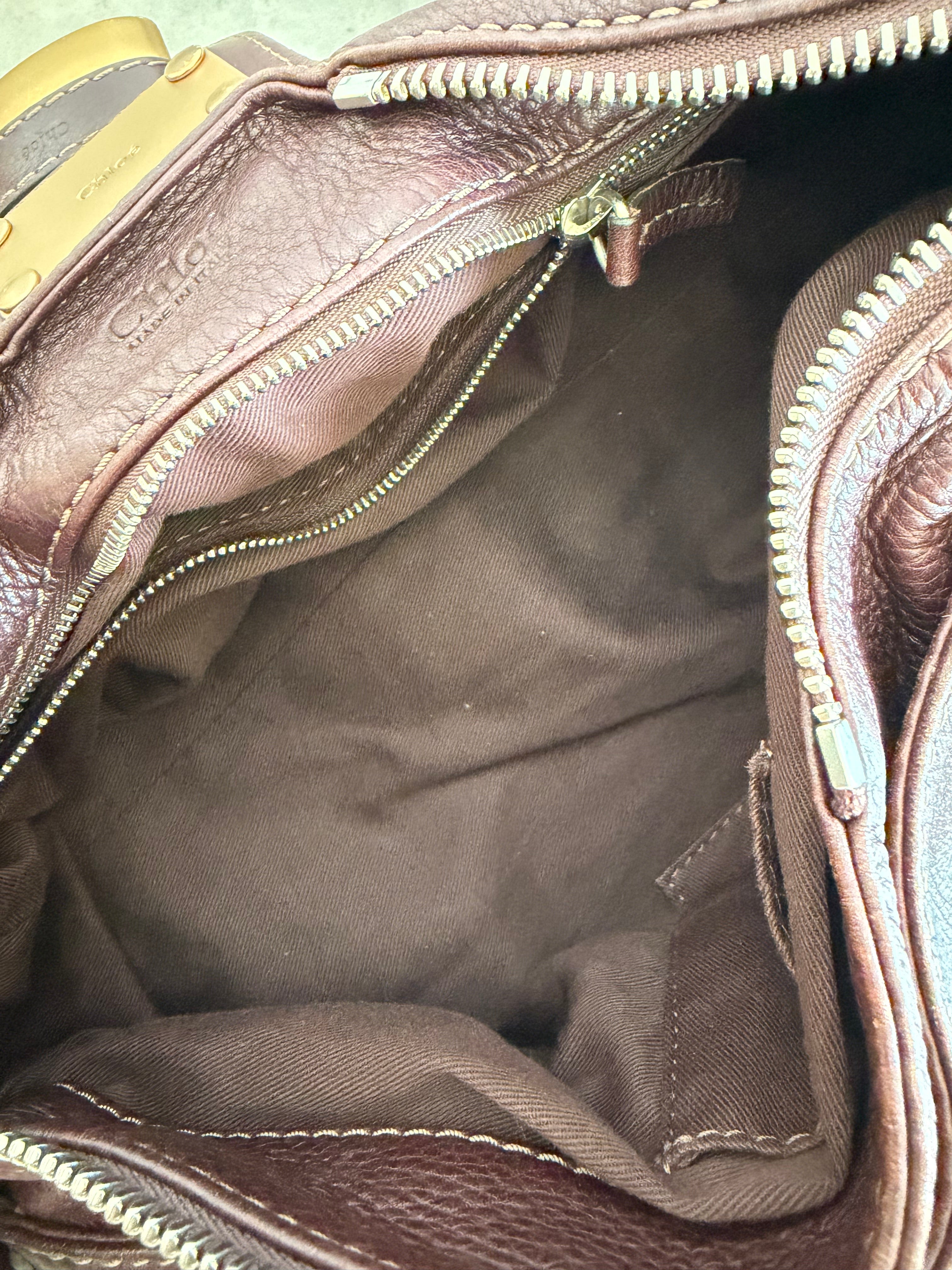 Medium Paddington Handbag in Dark Brown Y2K