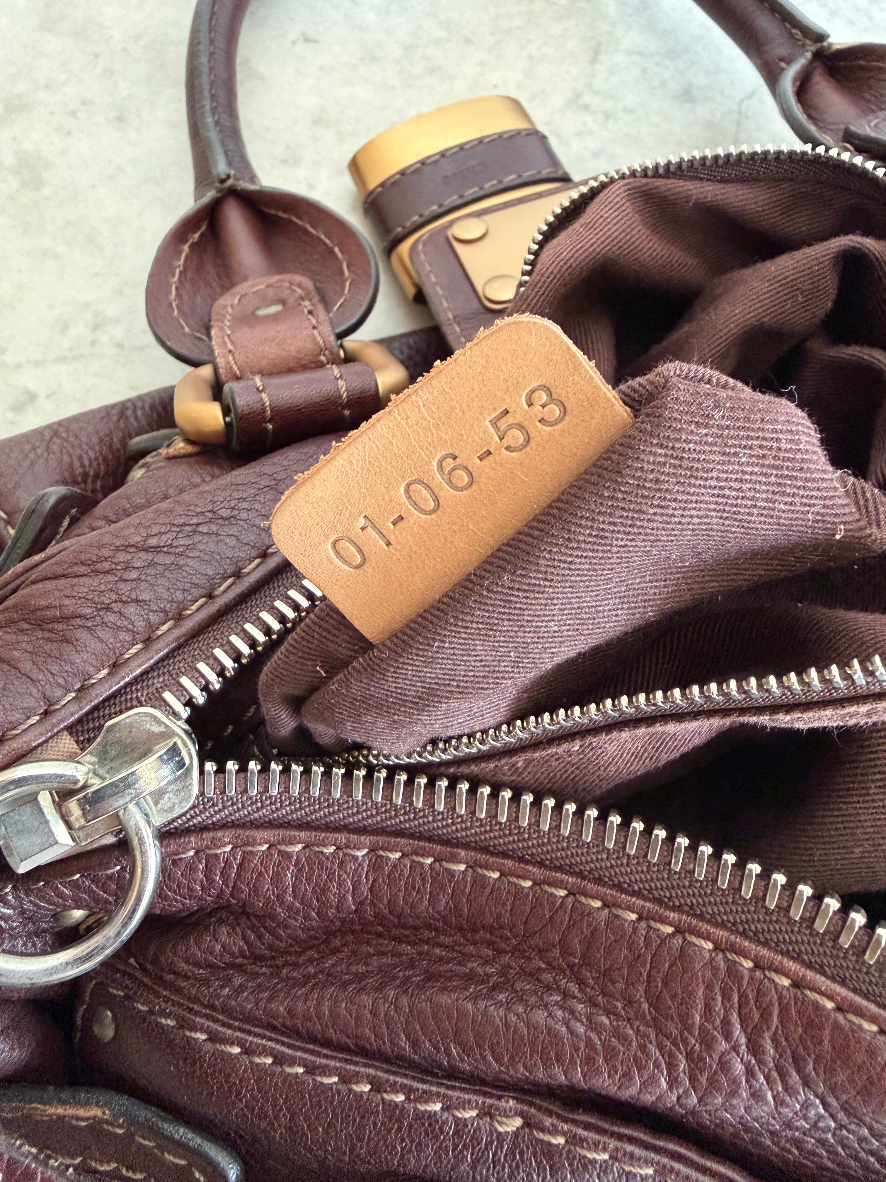 Medium Paddington Handbag in Dark Brown Y2K
