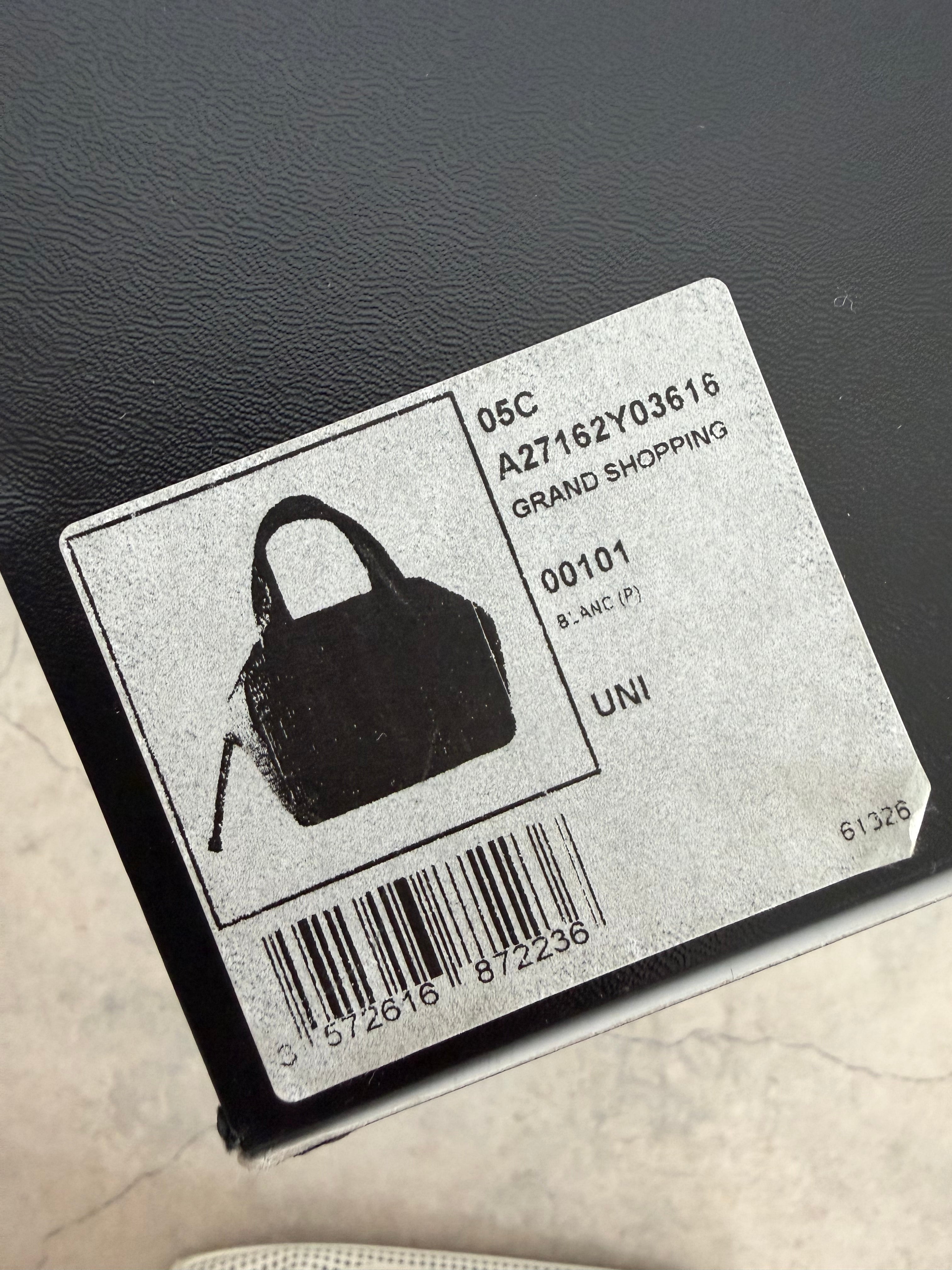 2004–2005 Perforated Caviar Leather CC Bowler Bag in White