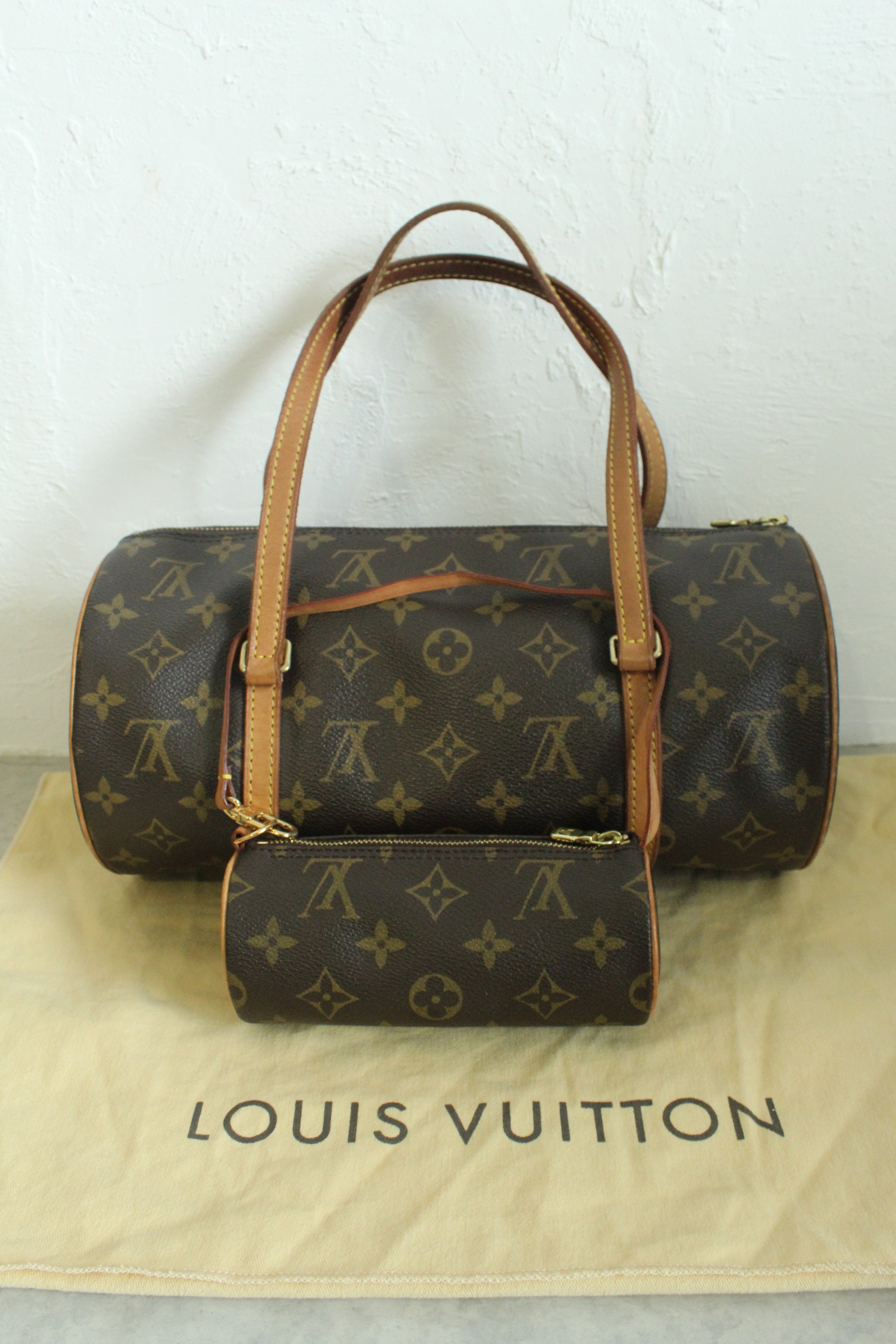 Monogram Papillon 30 with pouch (M51385)