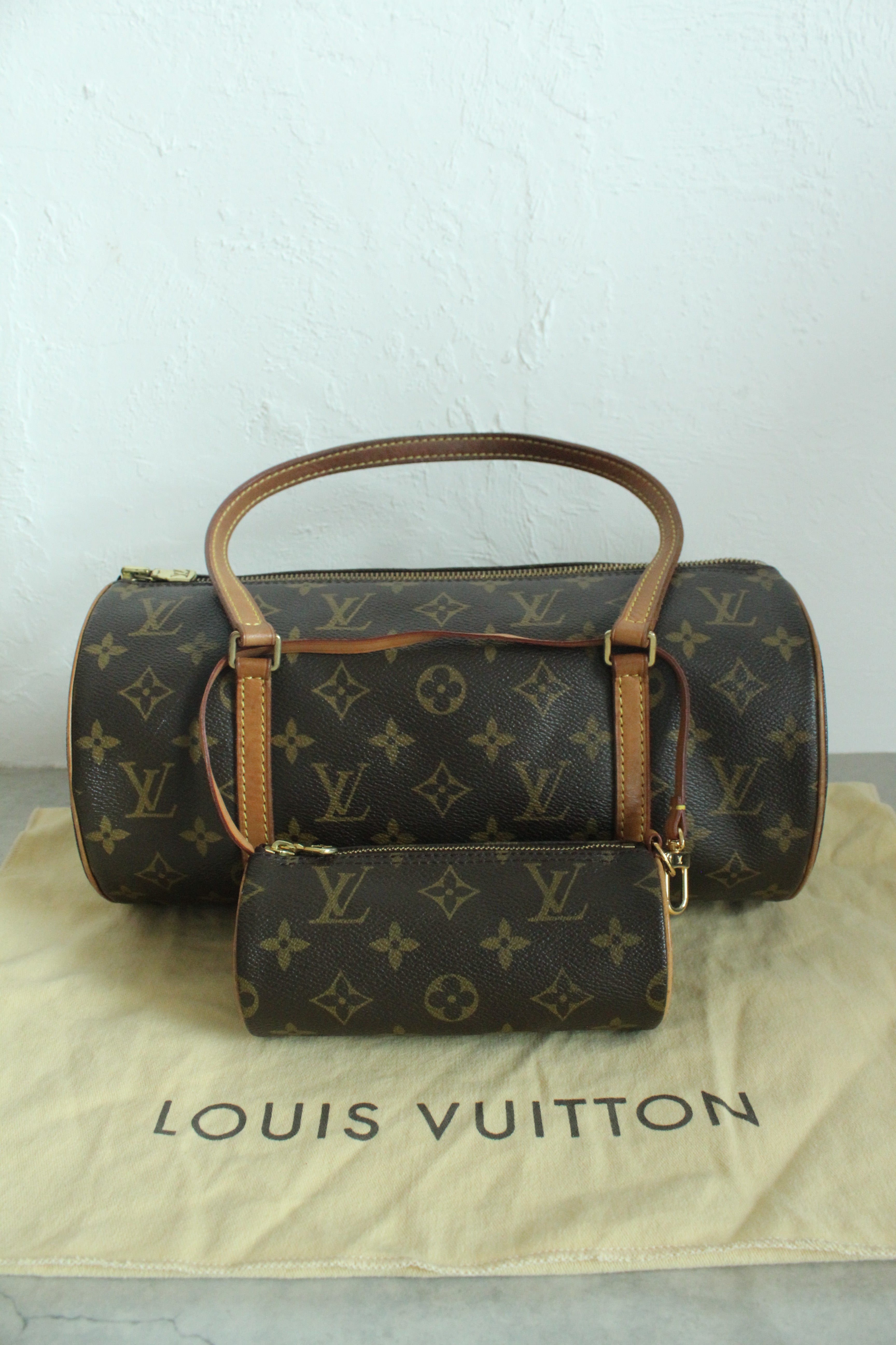 Monogram Papillon 30 with pouch (M51385)
