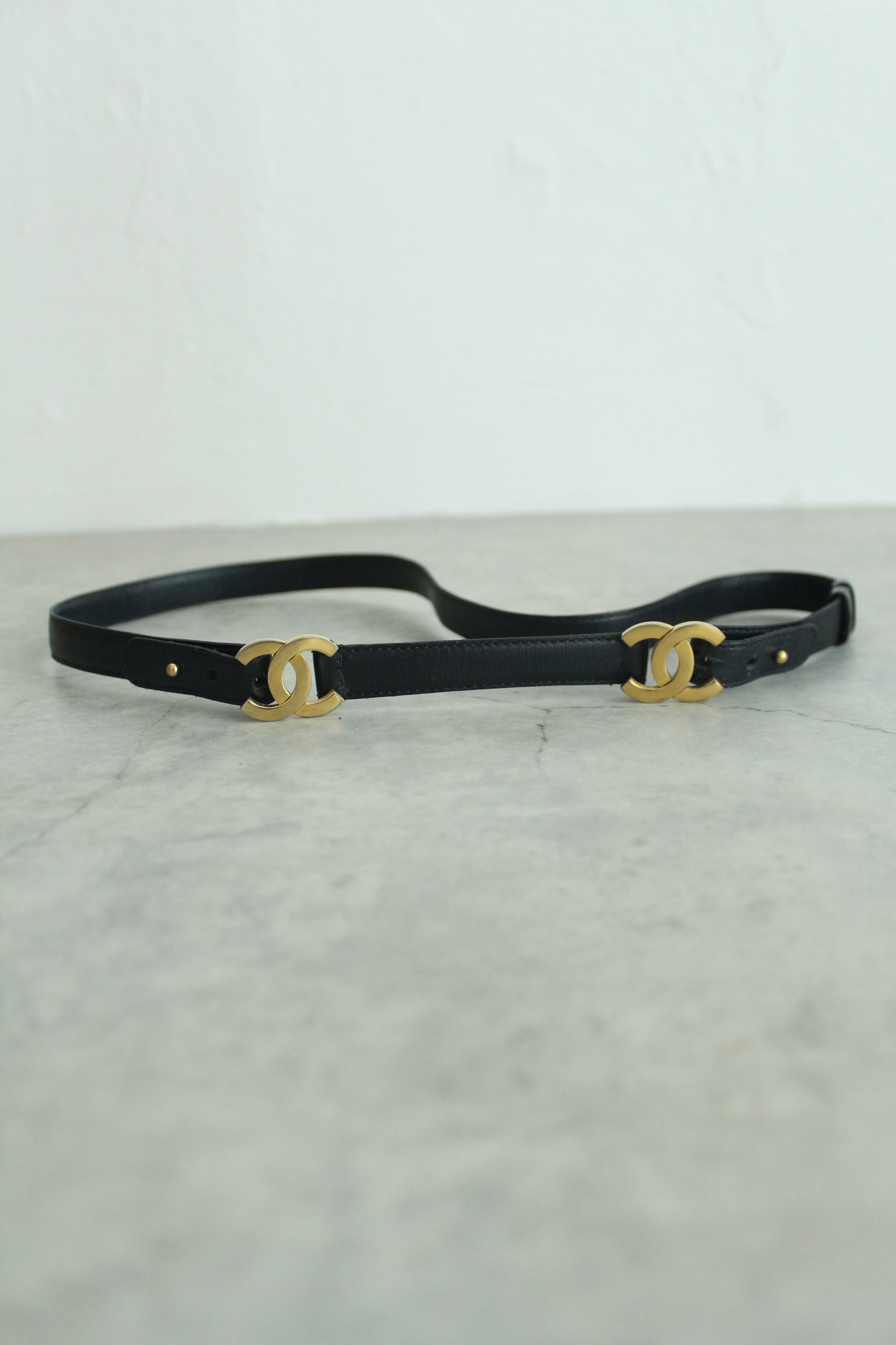 Calf leather belt 75/30 Black