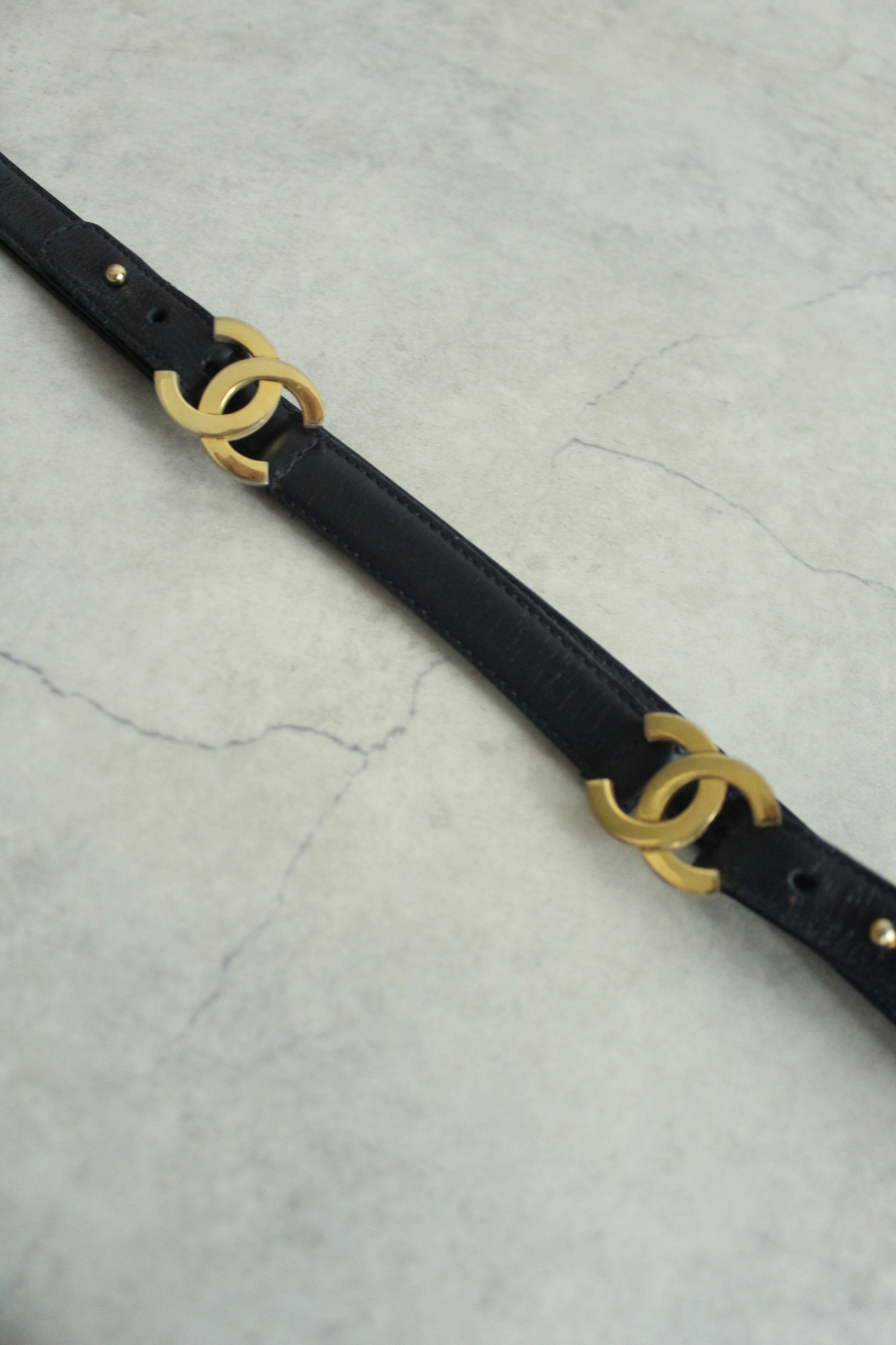Calf leather belt 75/30 Black