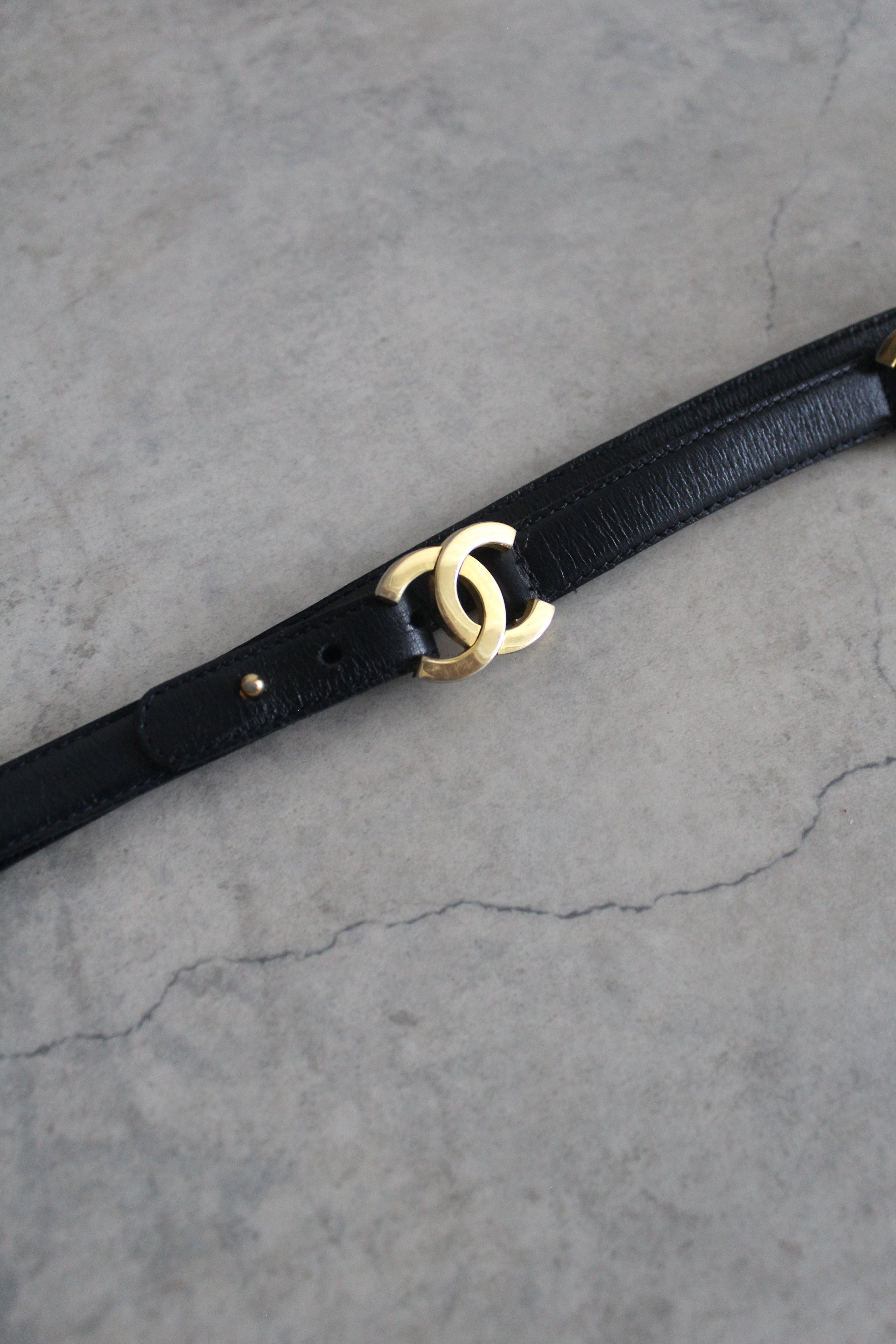 Calf leather belt 75/30 Black
