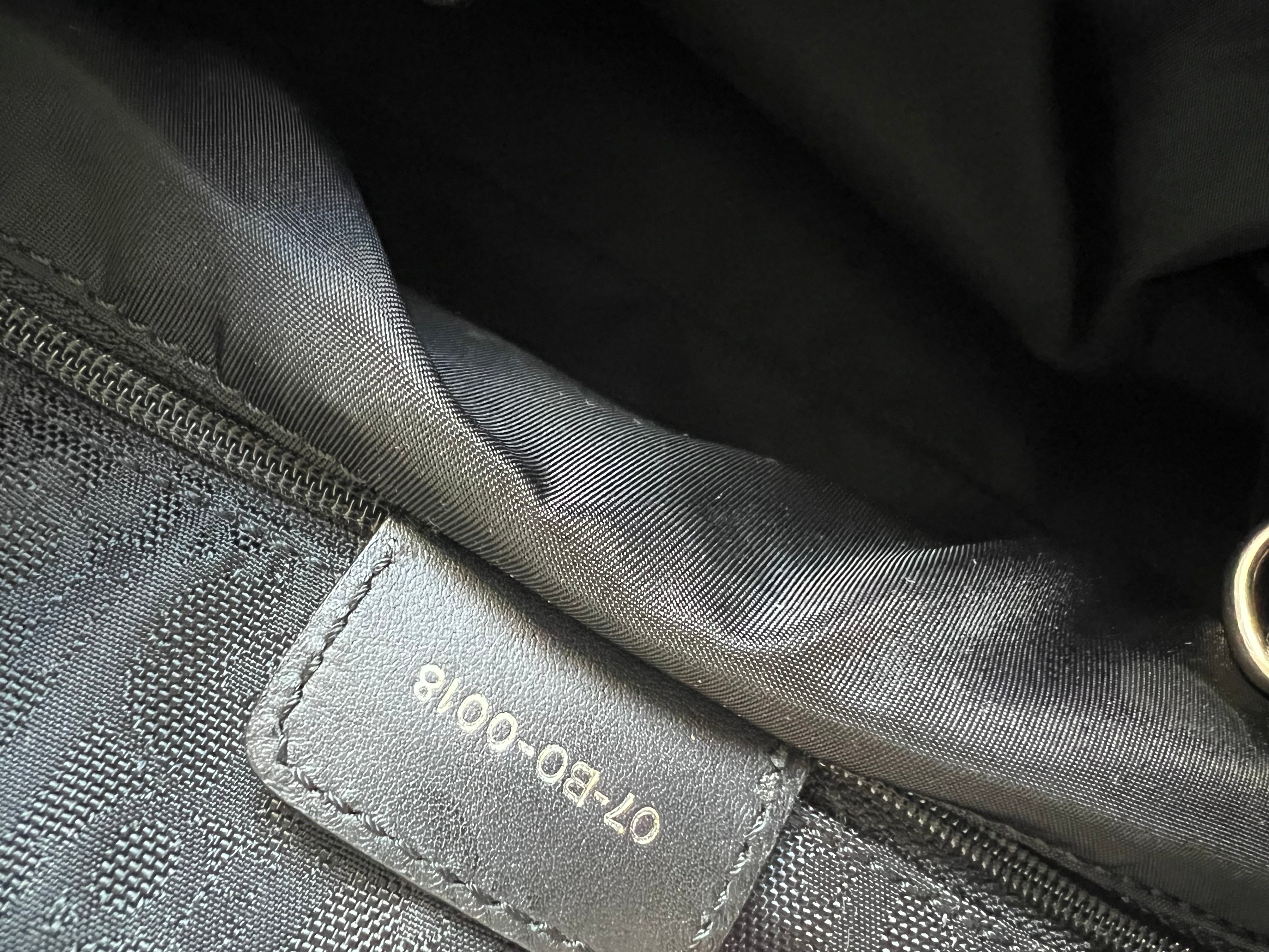 Lovely Oblique Canvas Bag in Black