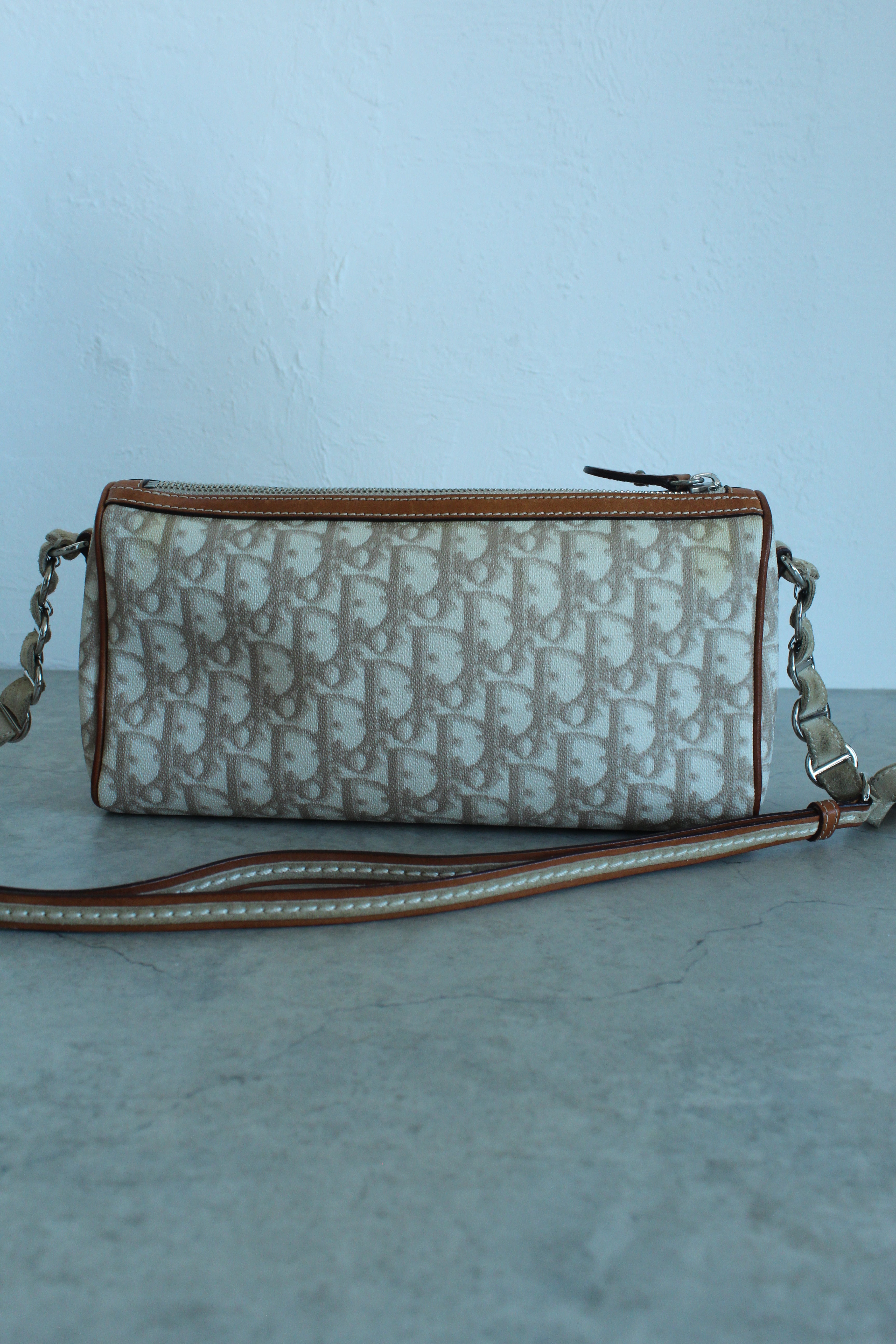 Romantique Shoulder Bag PVC Beige/pink